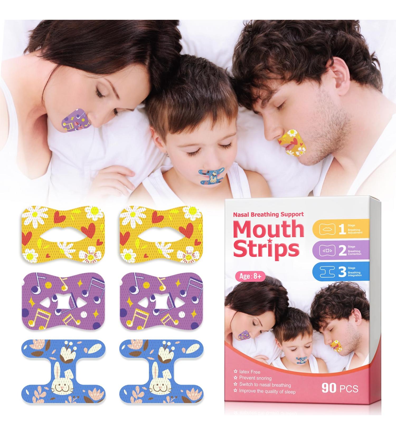 New Generation Anti Snoring Mouth Tape for Better Nose Breathing - 90PCS - Buy Online on GoSupps.com