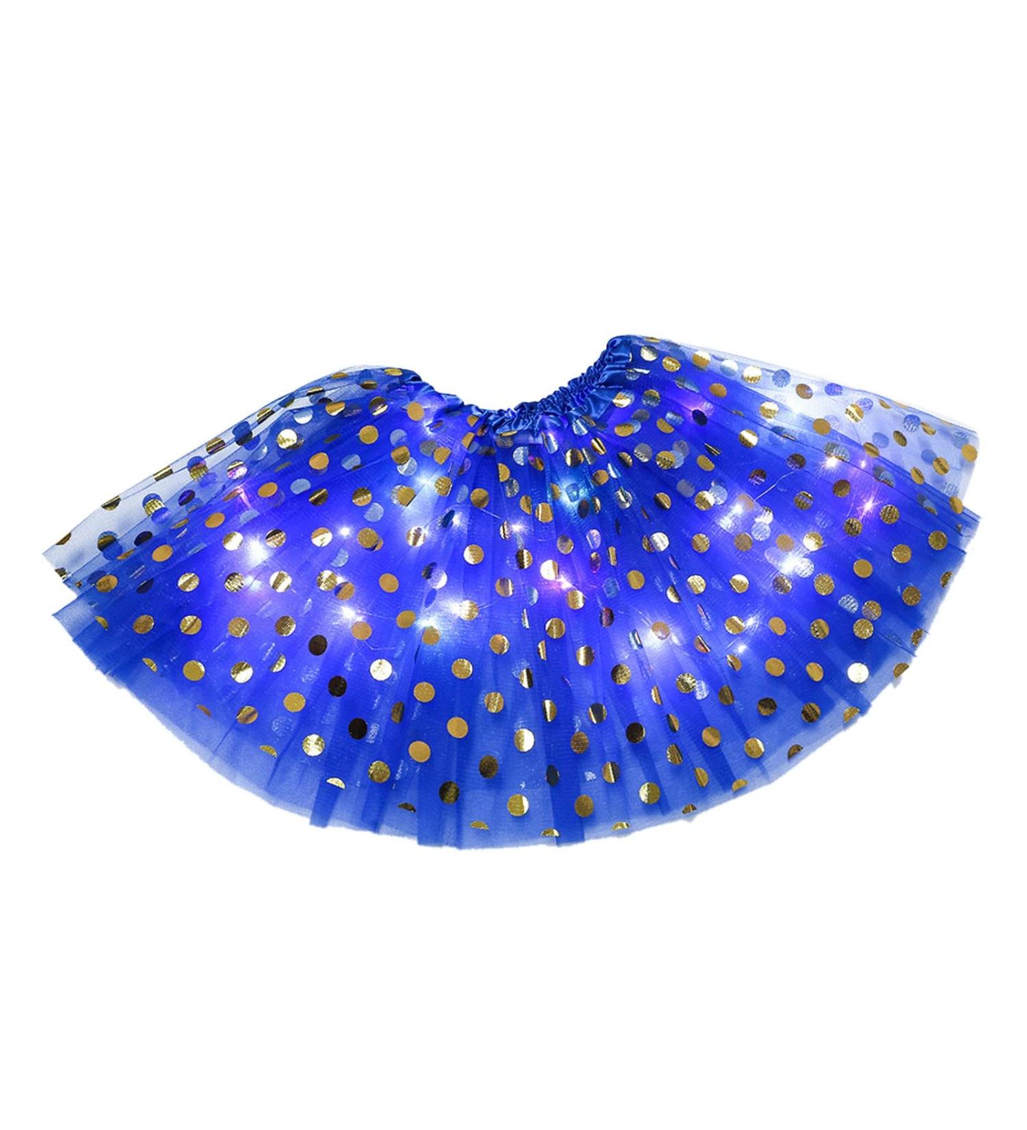 Buy 3-Layer Tulle T t Skirts for Women - 80s Ballet & Carnival Costumes | Black & Bright Blue Long Tulle Rock - Buy Online on GoSupps.com