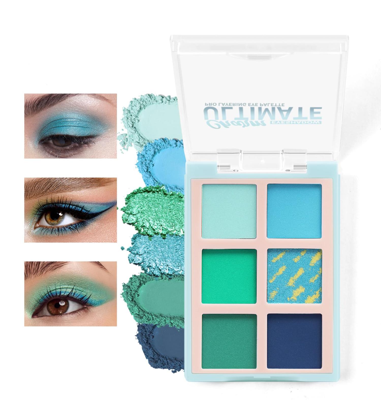 Boobeen 6 Color Eyeshadow Palette - Matte & Shimmer Highly Pigmented Eye Makeup for Stunning Looks | Long Lasting & Blendable - Buy Online on GoSupps.com