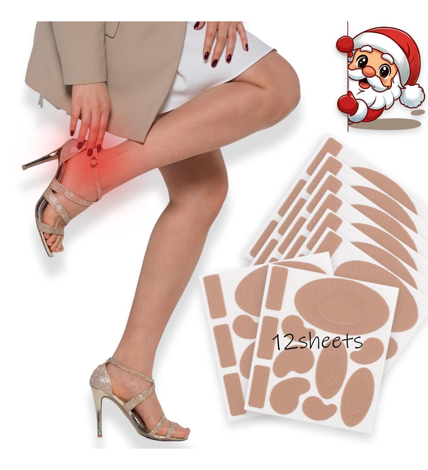 Adhesive Moleskin Pads for Blisters | 12 Sheets (132 Pieces) - Prevent Friction & Protect Feet - Buy Online on GoSupps.com