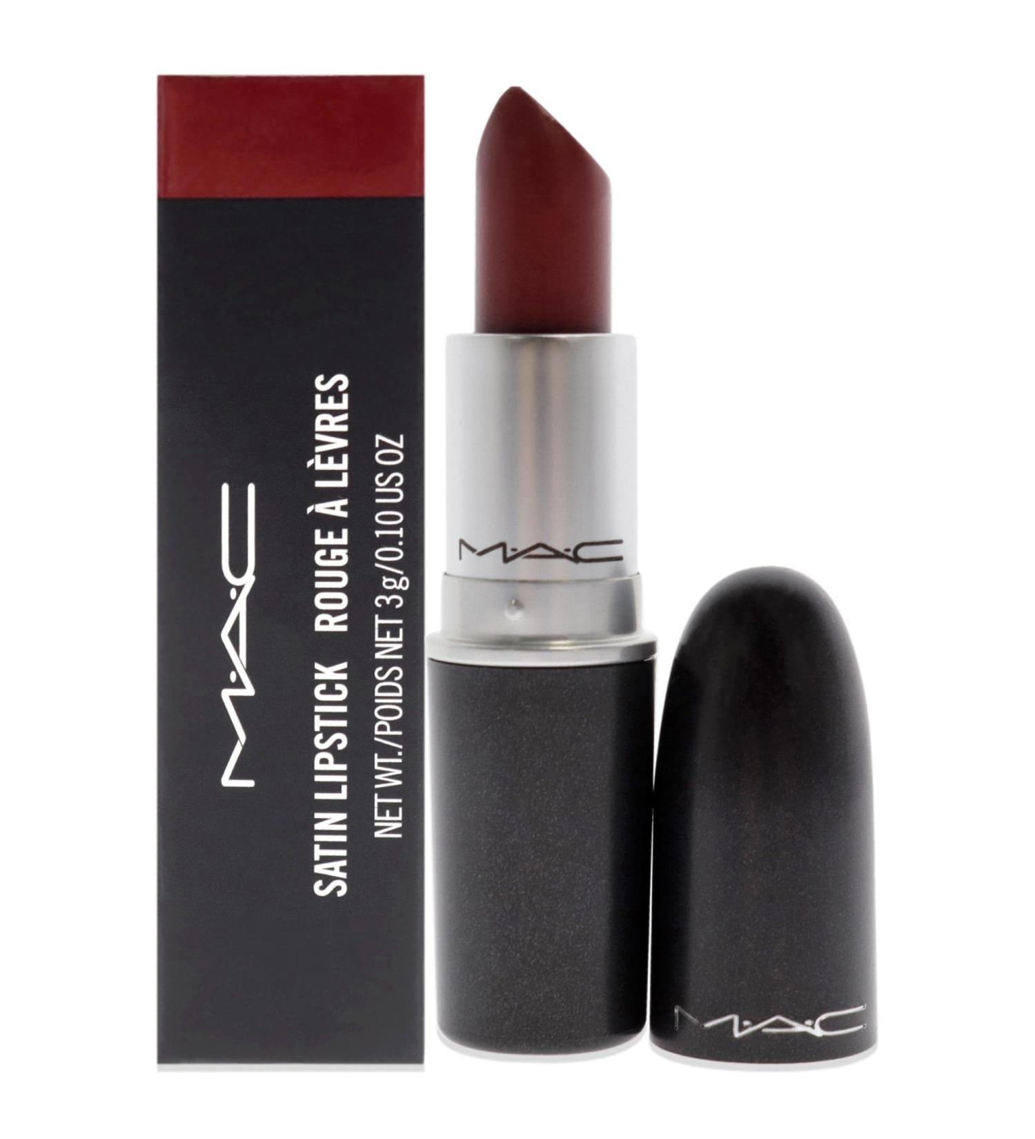 MAC Satin Lipstick Del Rio 0.1oz - Rich Plum Shade - 1 Count - Buy Online on GoSupps.com