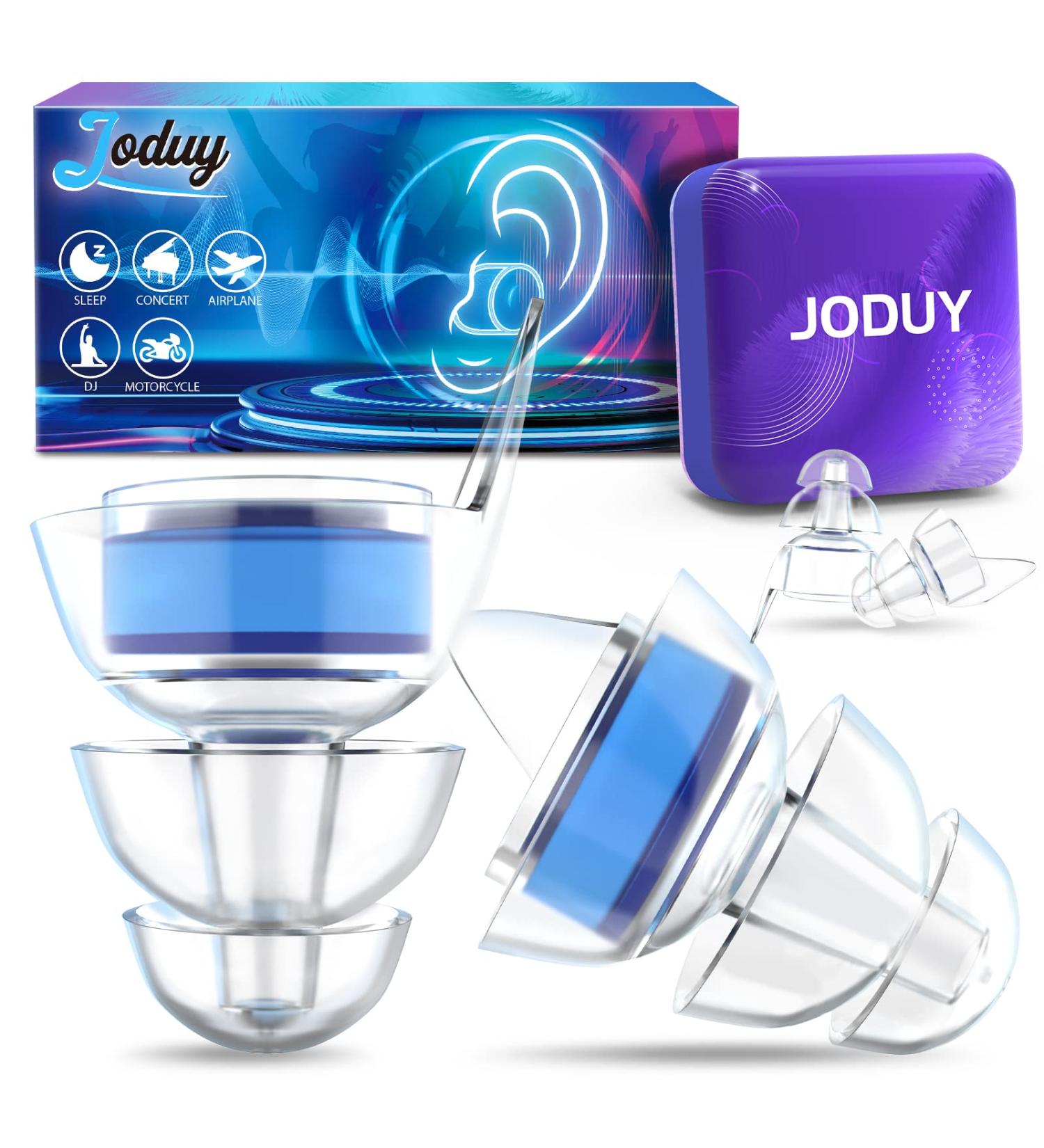 High Fidelity Earplugs for Concerts & Events - Noise Reduction & Hearing Protection - 2 Pairs - Reusable Silicone Earplugs - Buy Online on GoSupps.com