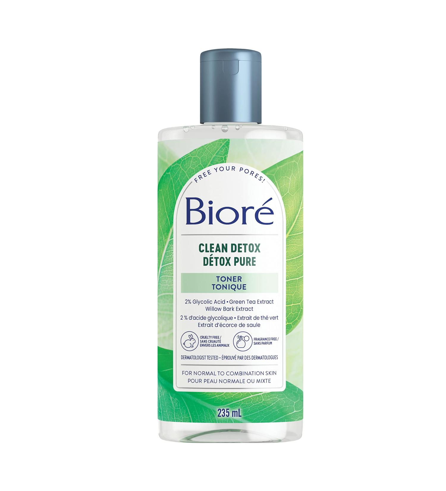 Bior Clean Detox Toner for Normal to Combination Skin Alcohol Free Facial Toner 235mL Toner 235 ml (Pack of 1) - Buy Online on GoSupps.com