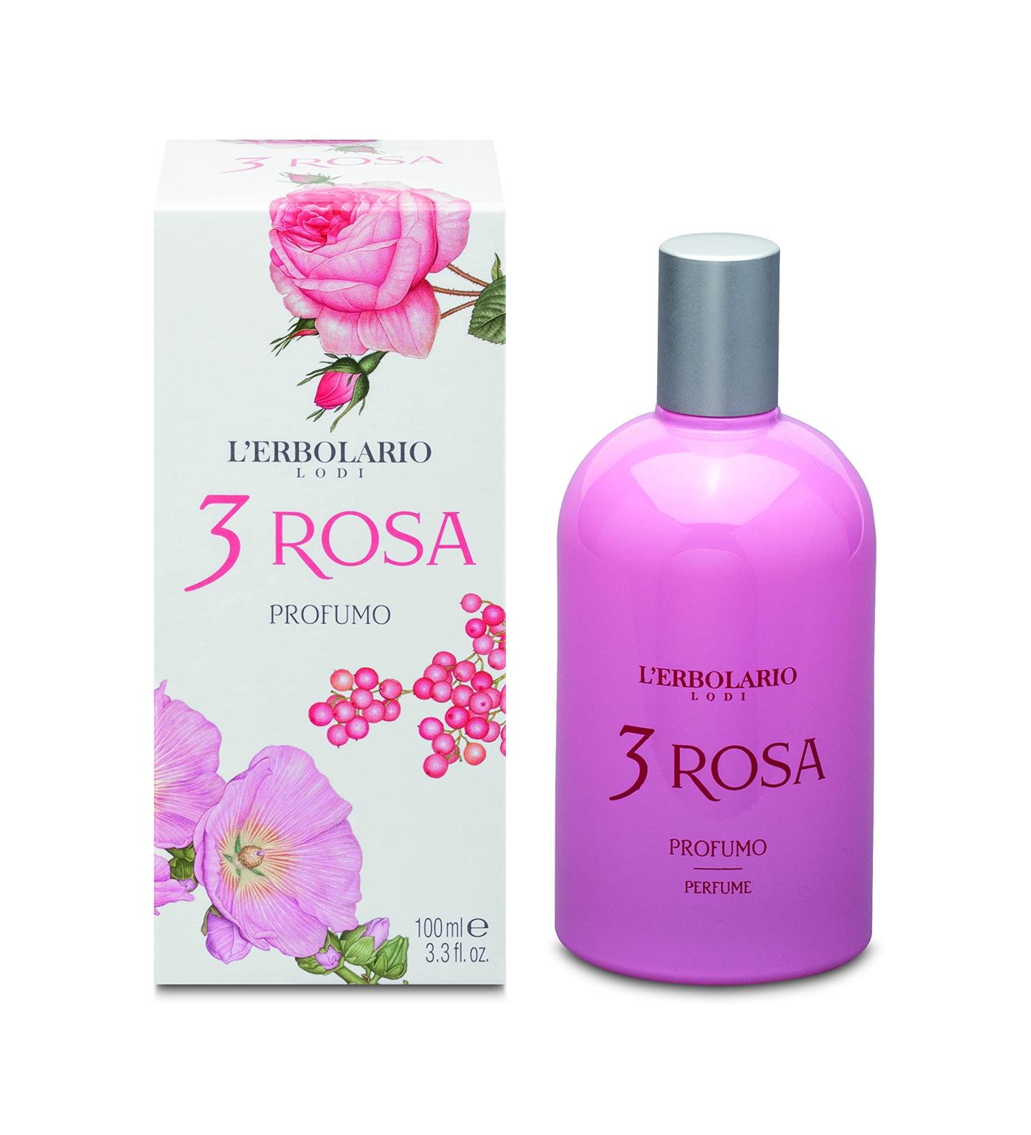 L'Erbolario 3 Rosa - Romantic And Feminine Fragrance For Every Woman - Three Admirable Fragrant Notes Of Provence Rose Peruvian Pepper And Hollyhock - Offers A Seductive Accent - 3.3 fl. Oz EDP Spray 3 Rosa 3.3 Fl Oz (Pack of 1) - Buy Online on GoSupps.com