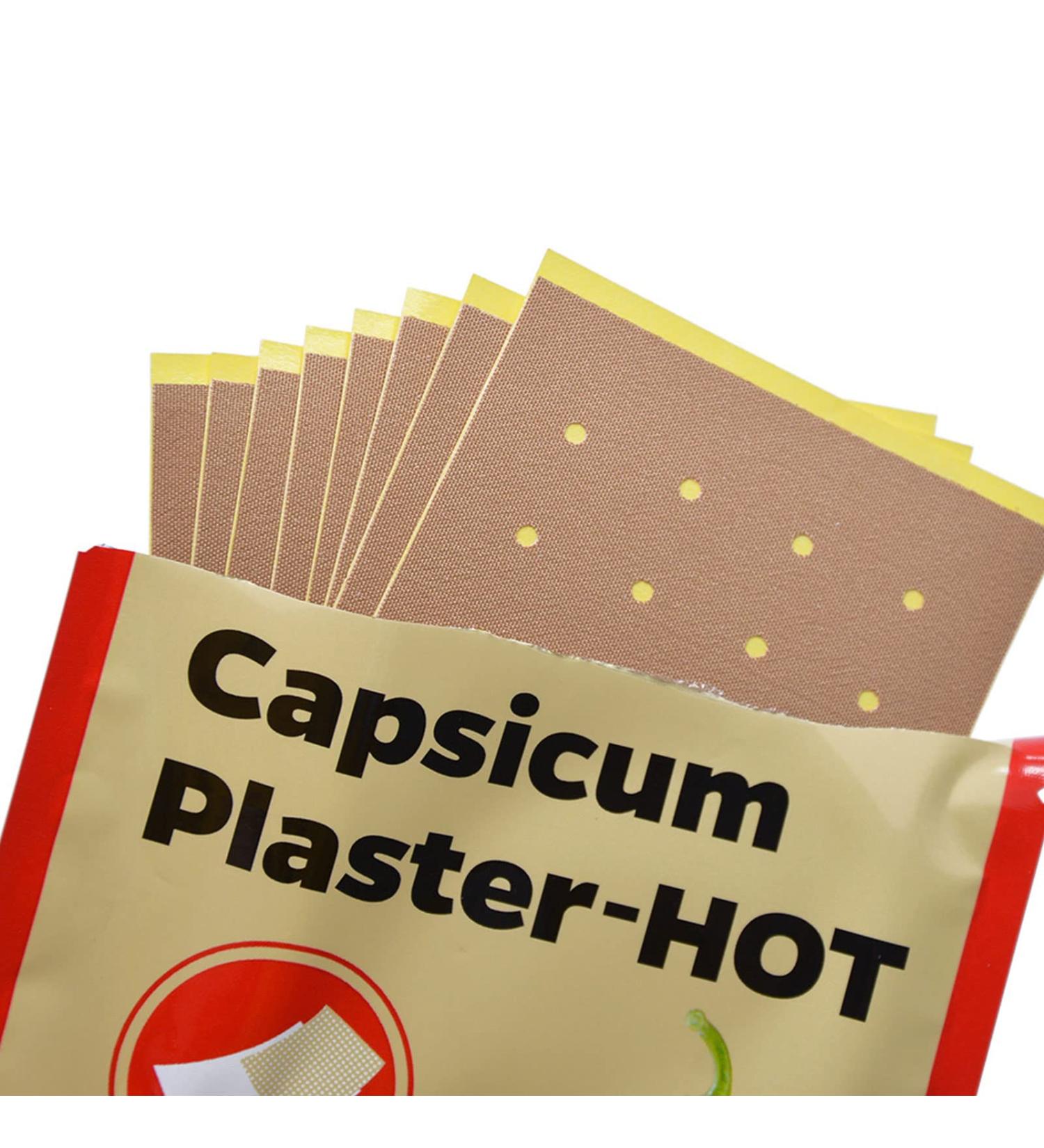 40 Capsaicin Pain Relief Plasters for Arthritis Back Neck Shoulder & Knee Pain - Sore Muscle Relief - Buy Online on GoSupps.com