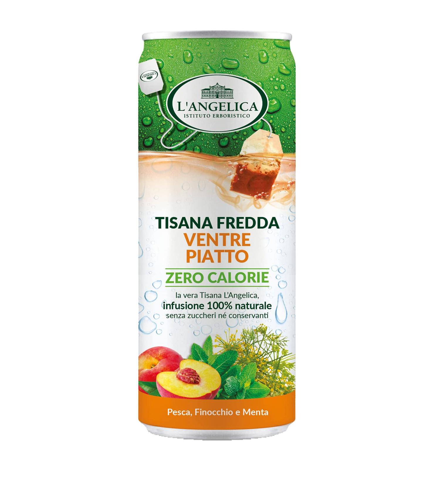 L'Angelica L'Angelica Cold Flat Stomach Herbal Tea Caraway Herbal Tea Fennel Mint and Cardamom for Intestinal Gas Removal Sugar Free 0 Calories 12 Cans