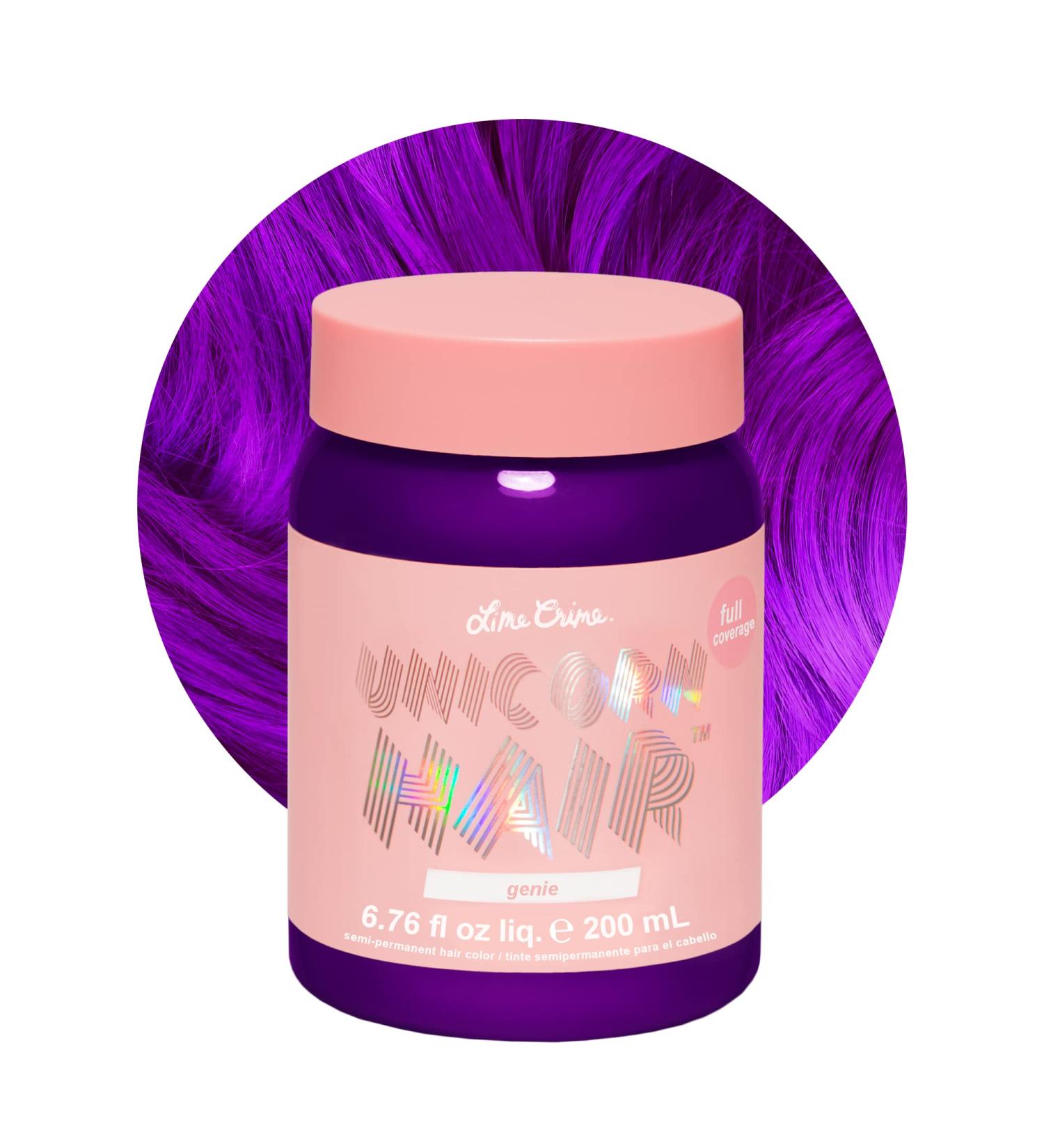 Buy Lime Crime Unicorn Hair Dye Genie - Damage-Free, Vegan Semi-Permanent Color with Citrus Scent - Buy Online on GoSupps.com