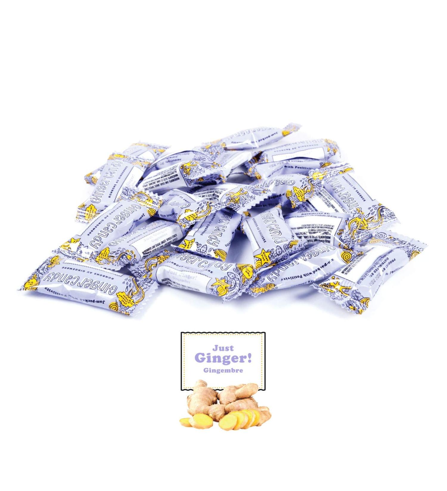 Gem Gem Ginger Candy Chewy Ginger Chews - 1 lb Bulk Pack (Original) - Buy Online on GoSupps.com