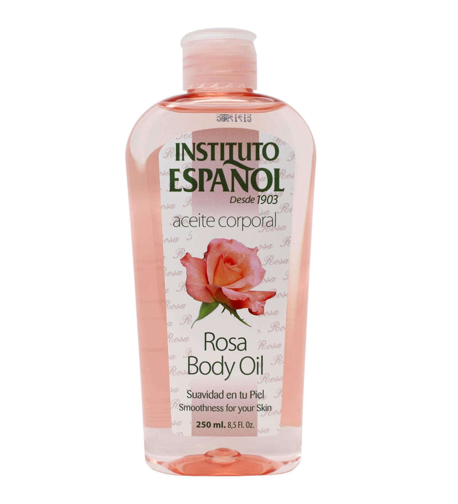 Instituto Espanol Rosa Body Oil - 8.5 oz Pack of 6 | Premium Moisturizing Body Oil | International Shipping Available - Buy Online on GoSupps.com