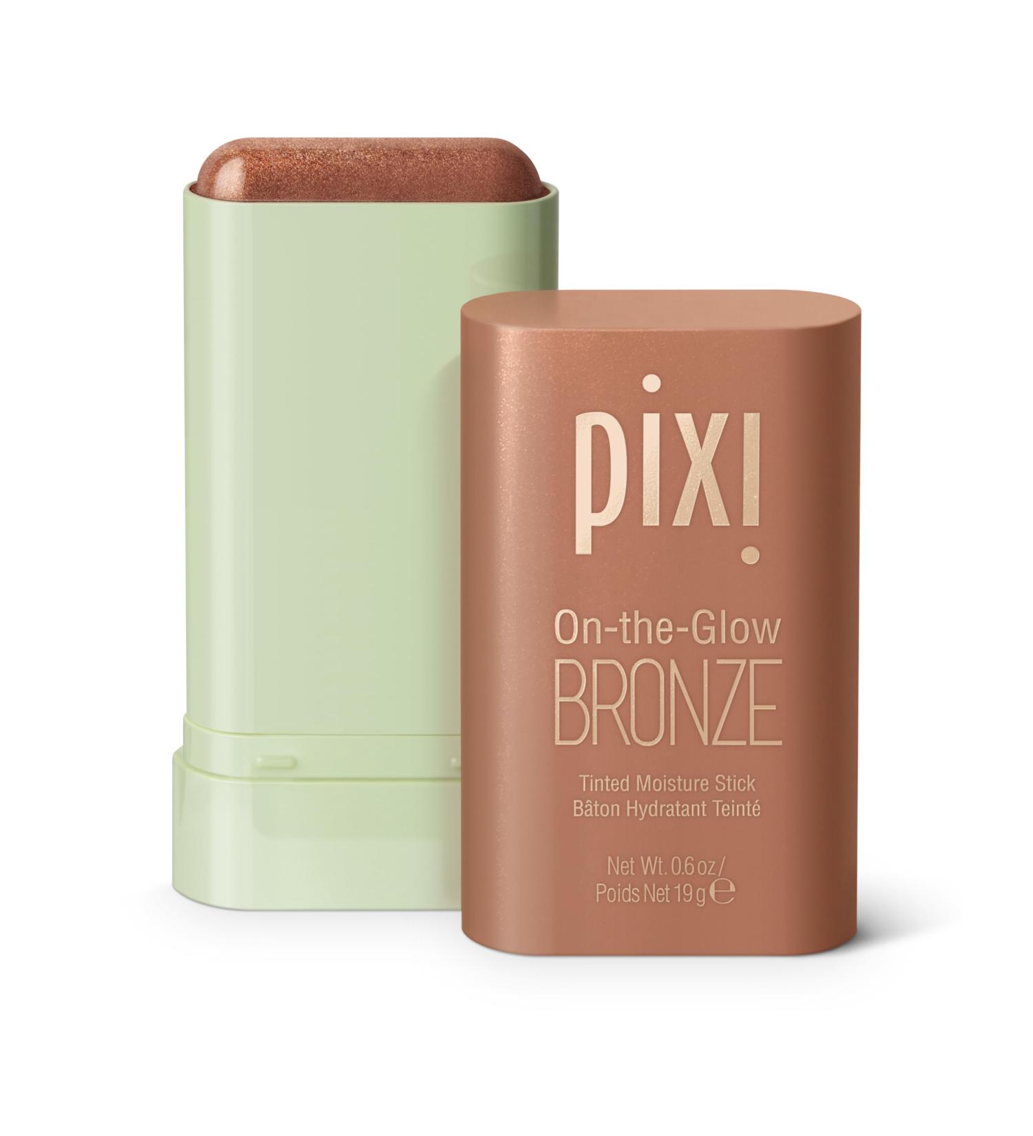 Pixi On-the-Glow Bronze | Hydrating Tinted Moisture Bronzer Stick with Ginseng & Aloe Vera | Paraben-Free | 19g | International Shipping Available - Buy Online on GoSupps.com