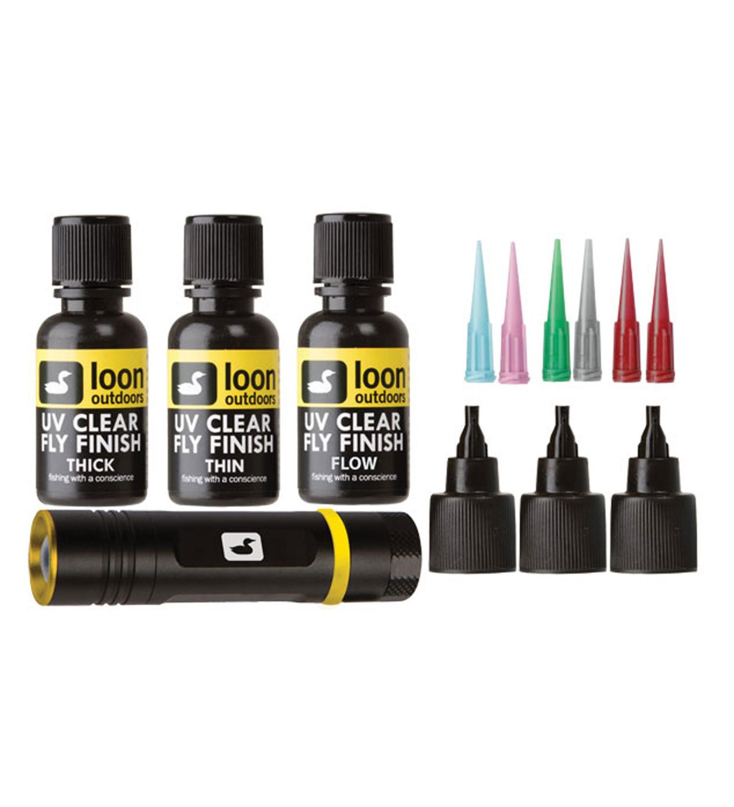 Loon Outdoors UV FLY TYING KIT (1/2 oz), 4 PCS