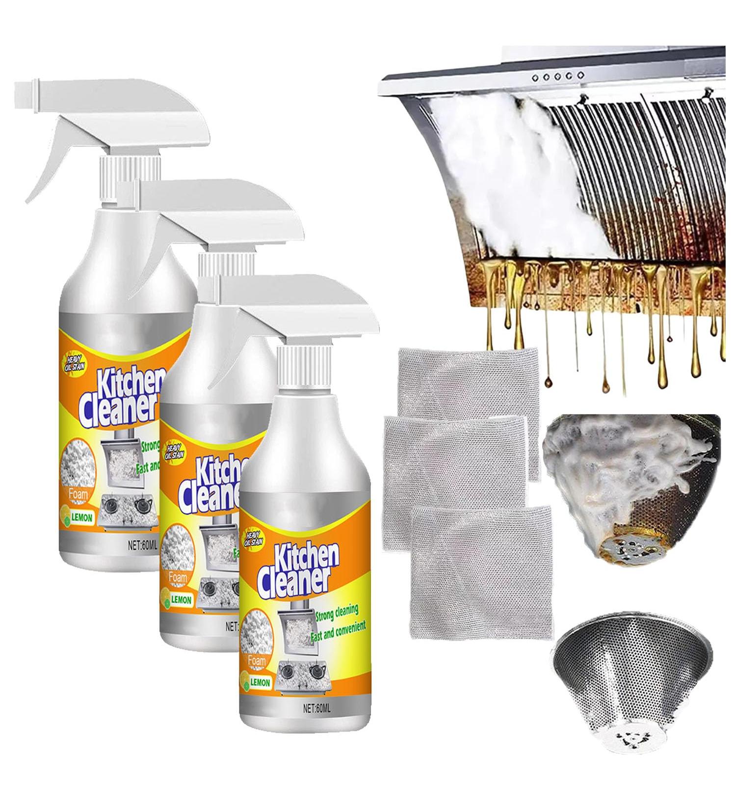 2024 Kitchen Foam Cleaner Kitchen Cleaner Foam Cleaner All Purpose Heavy Duty Kitchen Foam Cleaner Spray Kitchen Cleaner Spray Kitchen Cleaner Spray Degreaser (3pcs) - Buy Online on GoSupps.com