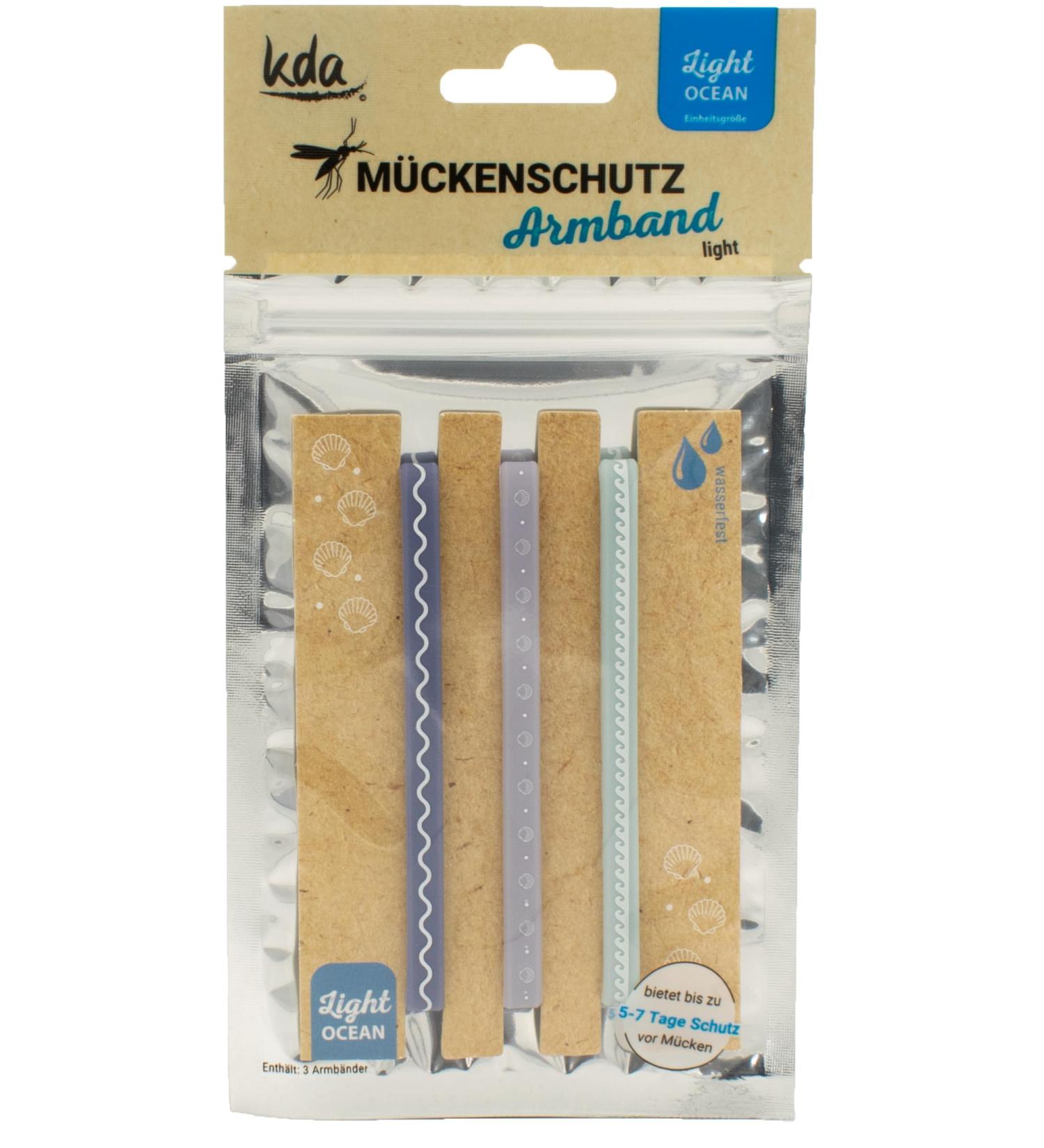 KDA Mosquito Repellent Bracelets Set of 3 Safe & Stylish Ocean Beach Design Silicone Mosquito Defense - Buy Online on GoSupps.com