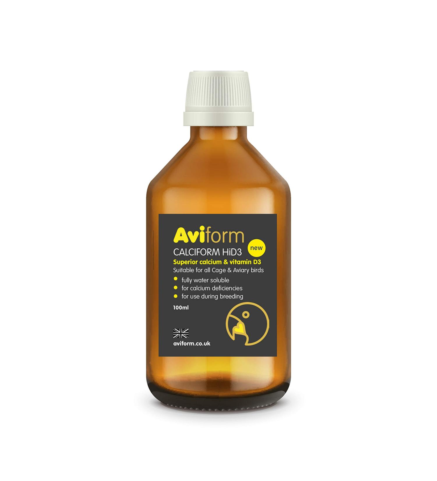 CALCIFORM HiD3 Liquid Calcium for Cage & Aviary Birds (100ml) 100 ml (Pack of 1) - Buy Online on GoSupps.com