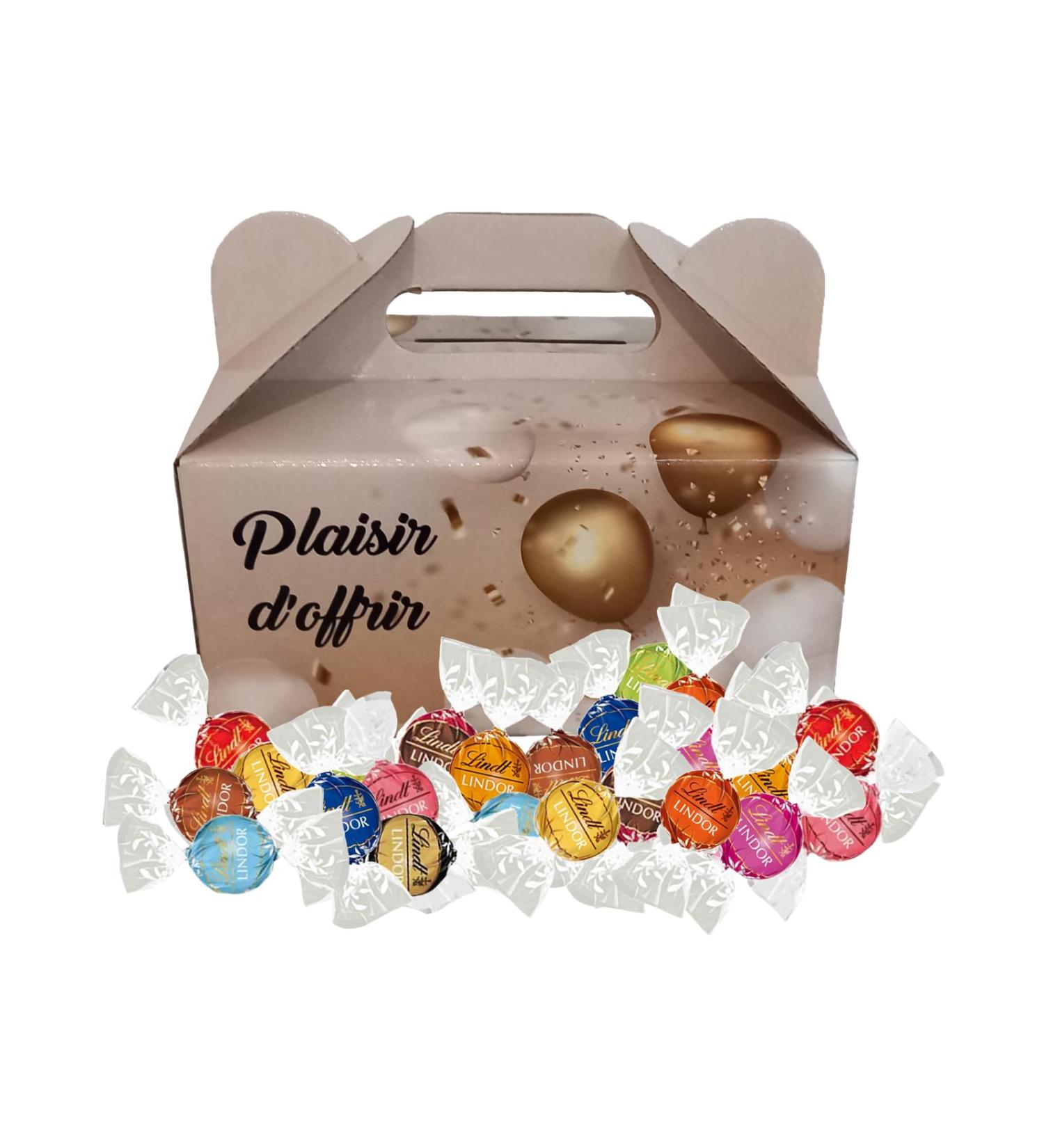 LINDOR de LINDT | Ballotin Assortiment de 60 Chocolats | 750g de Douceurs Gourmandes Id al Offrir pour un Anniversaire une F te une Invitation P ques LINDOR 1 - Buy Online on GoSupps.com