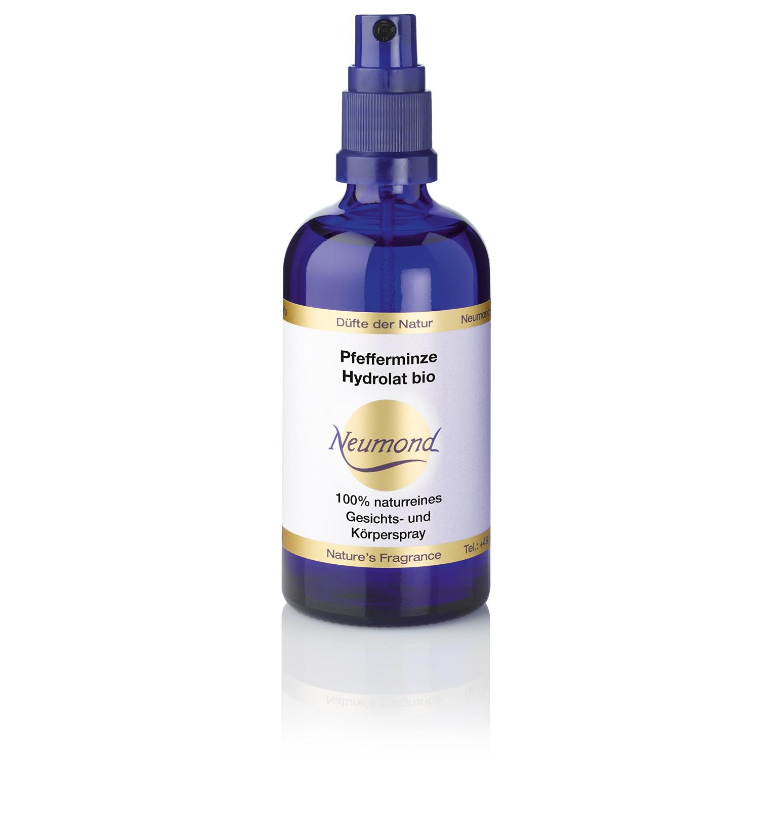 New Moon essential oil peppermint hydrolate organic face and body spray 100 ml 1 pack (1 x 100 ml)