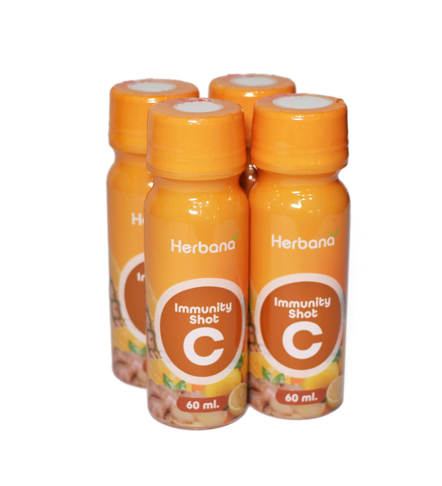 Immunity Shot Organic Ginger Turmeric Orange Pineapple Lemon - Cold Pressed Shots for All Natural Immune & Digestive Support (Pack of 4) 2 Fl Oz (Pack of 4) - Buy Online on GoSupps.com