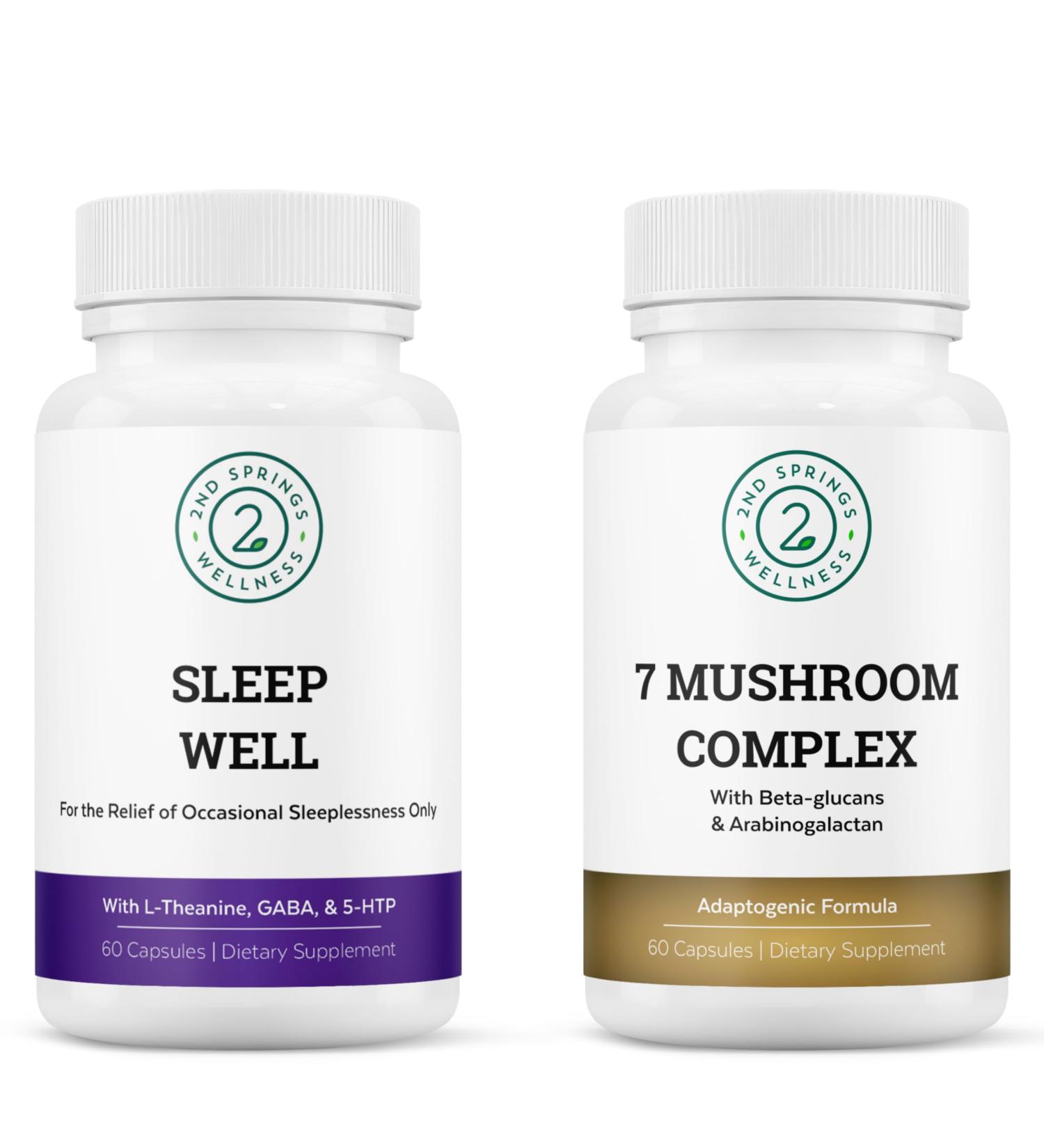 2nd Springs Mushroom Serenity & Sleep Harmony Bundle - Buy Online on GoSupps.com