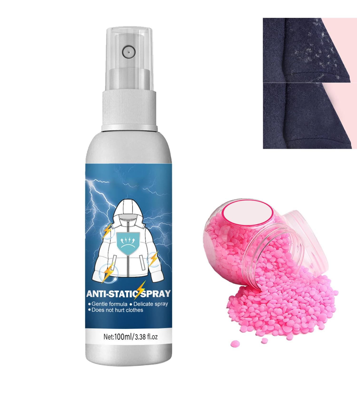 KOAHDE Static Eliminator Spray Anti Static Spray Clothes Static Remover for Clothes Travel Anti Static Spray Reduce Static for Clothes Static Cling Remover Anti Static Spray for Clothes 100ML - Buy Online on GoSupps.com