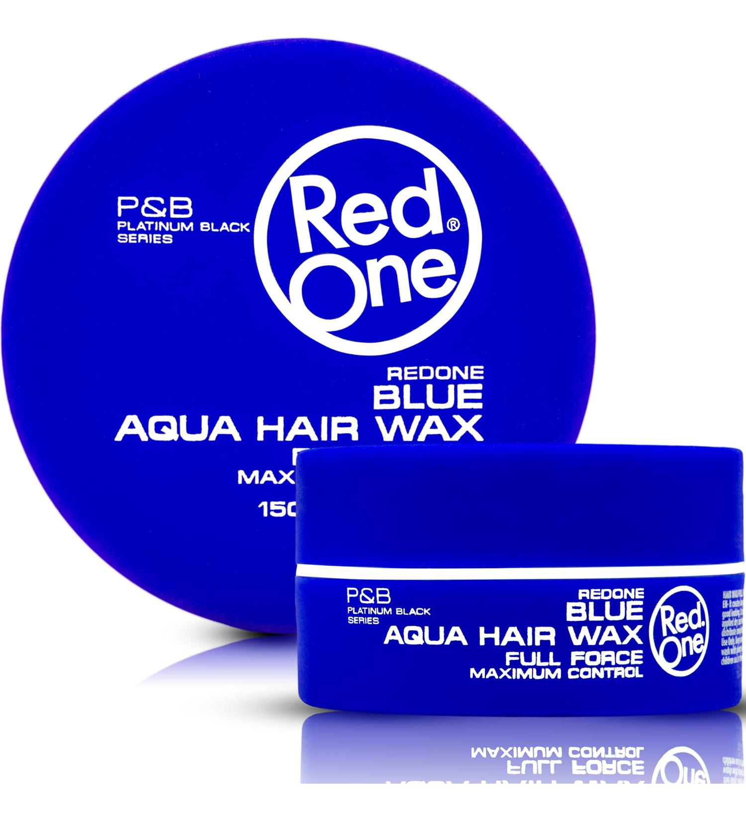 Red One Hair Wax 150ml (Blue) - Natural Formula - 5.07 Fl Oz - Buy Online on GoSupps.com