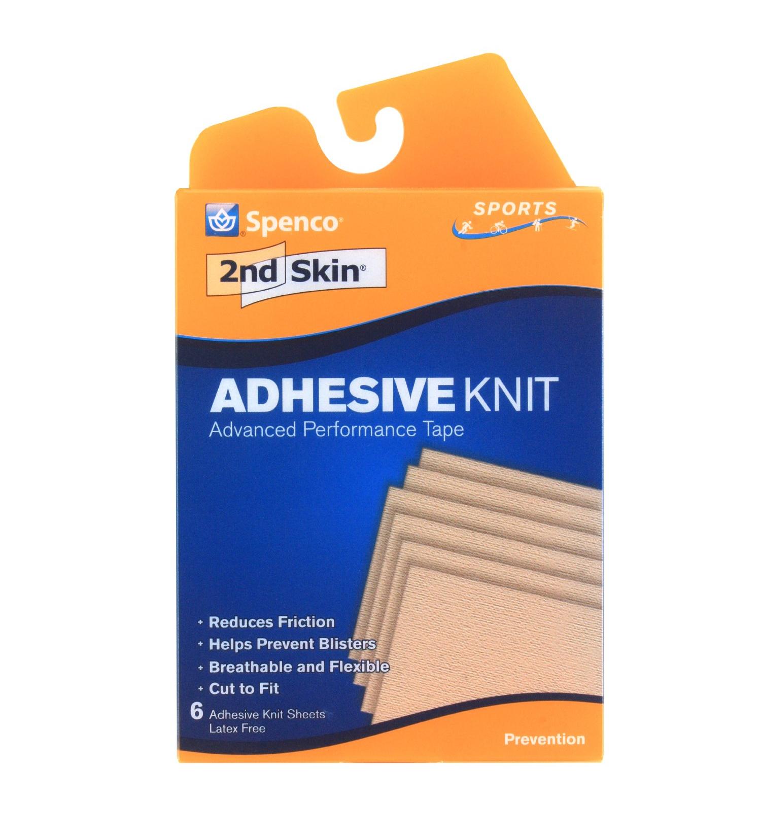 2nd Skin Adhesive Knit Blister Protection Sports - 6 Count - Buy Online on GoSupps.com