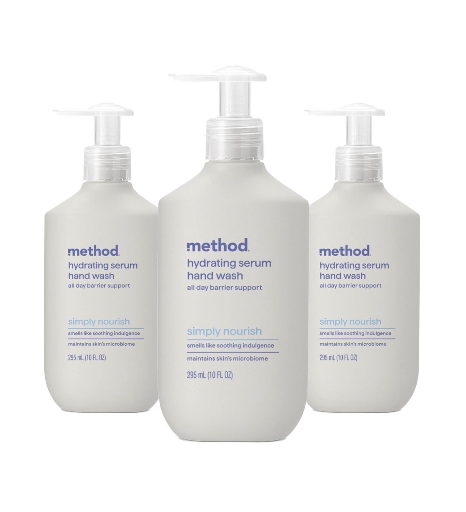 Method Hand Wash Hydrating Serum Simply Nourish 10 oz (Pack of 3) Simply Nourish 10 Fl Oz (Pack of 3) - Buy Online on GoSupps.com