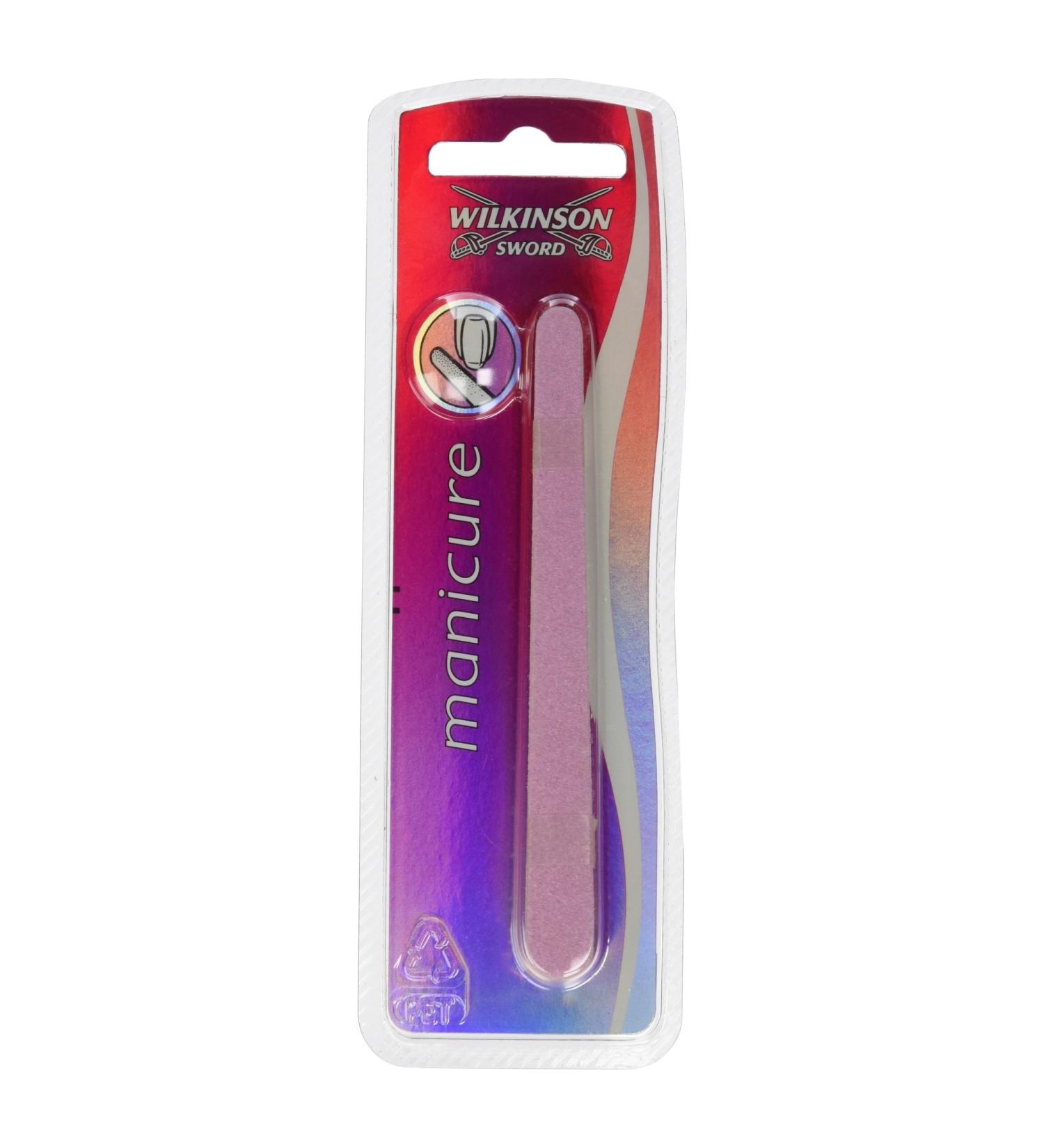 Wilkinson Sword Manicure File Sand File Disposable 6 Pcs Pink 6 Pieces (1 Pack)