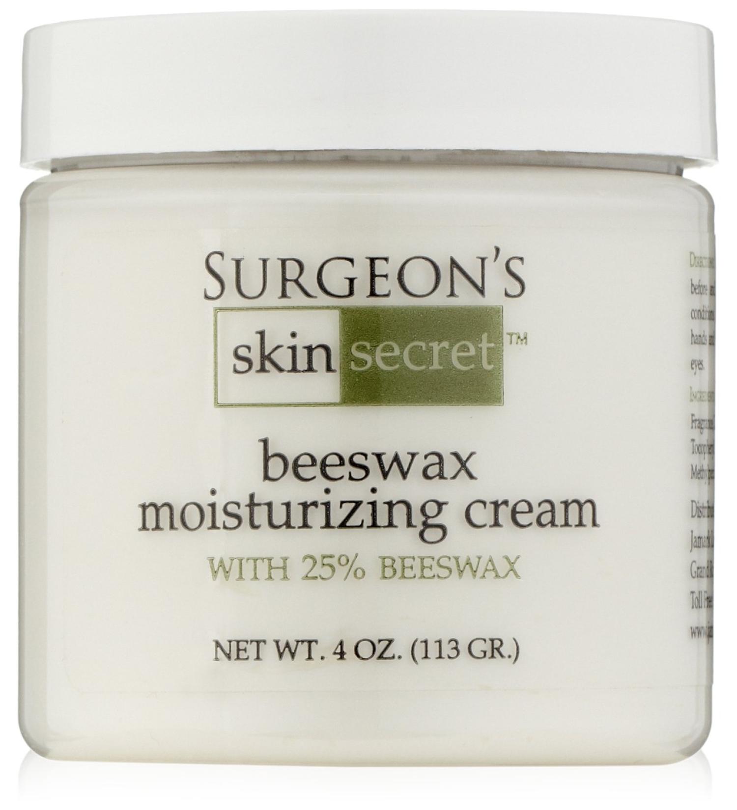 Surgeon's Skin Secret Beeswax Moisturizing Cream 4oz. - Original Light Lavender