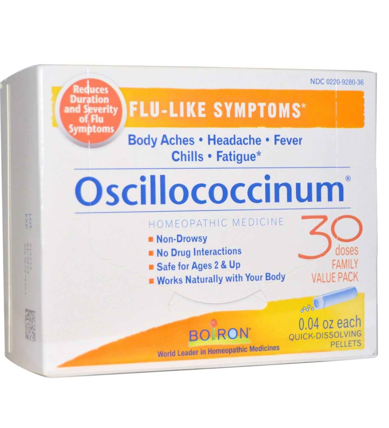 Boiron Homeopathic Oscillococcinum 30 doses Cold & Flu