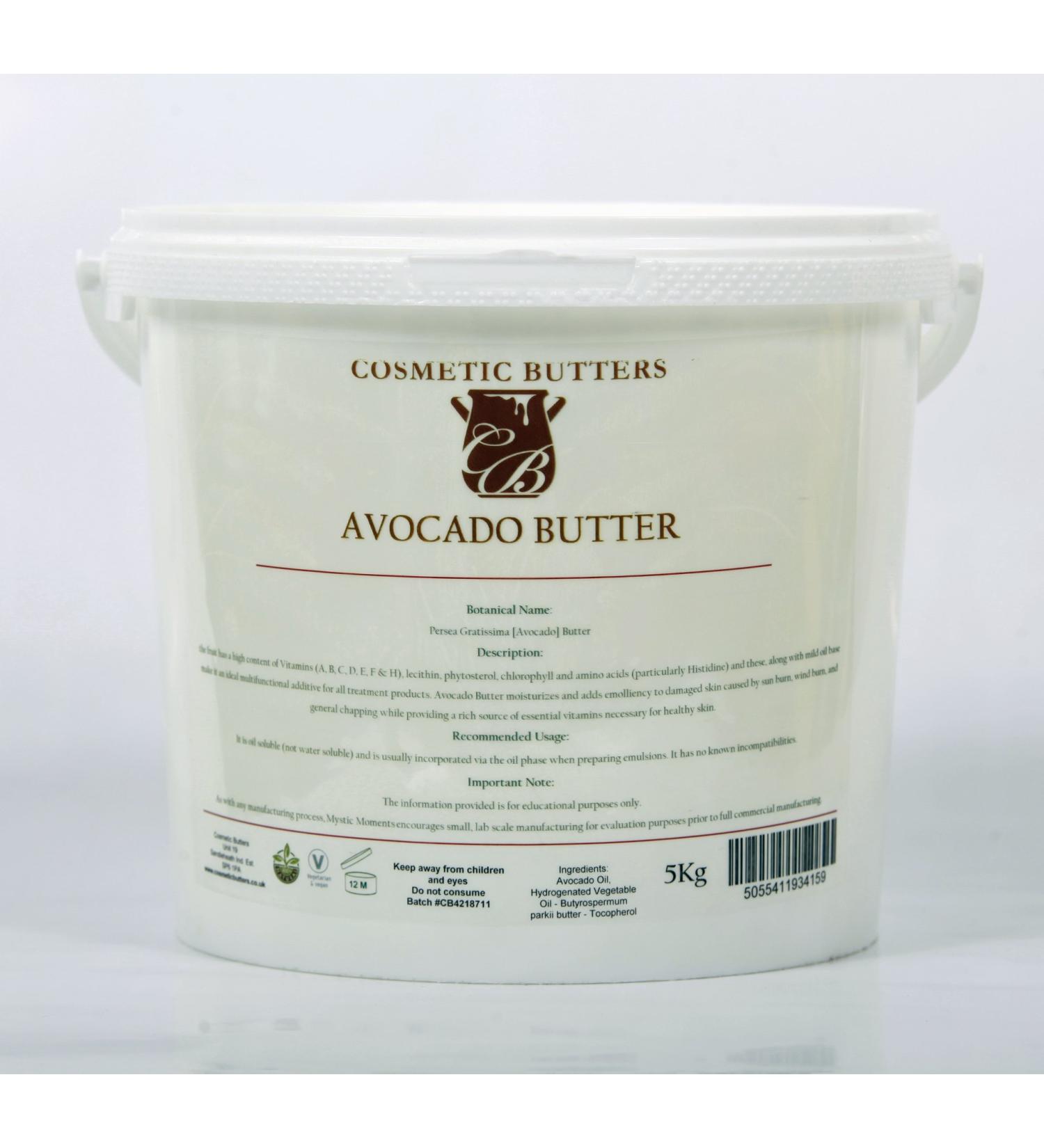 Buy 100% Pure Avocado Butter - Natural & Premium Quality - 5Kg - International Shipping Available - Buy Online on GoSupps.com