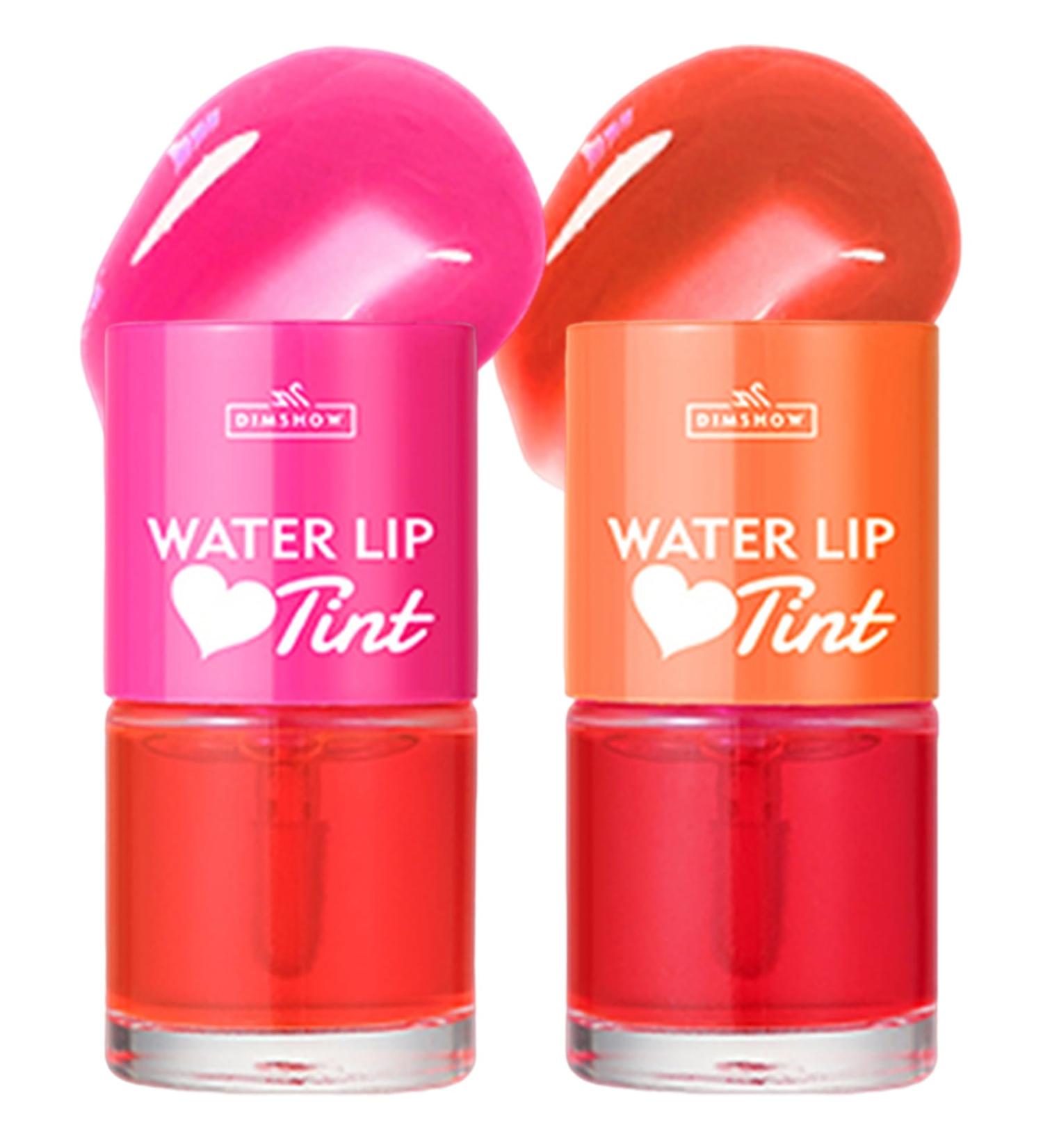  Lestpola lip tints bright color lip gloss long lasting waterproof non stick moisturizing liquid lipstick tinta para labios 01+02 - Buy Online on GoSupps.com