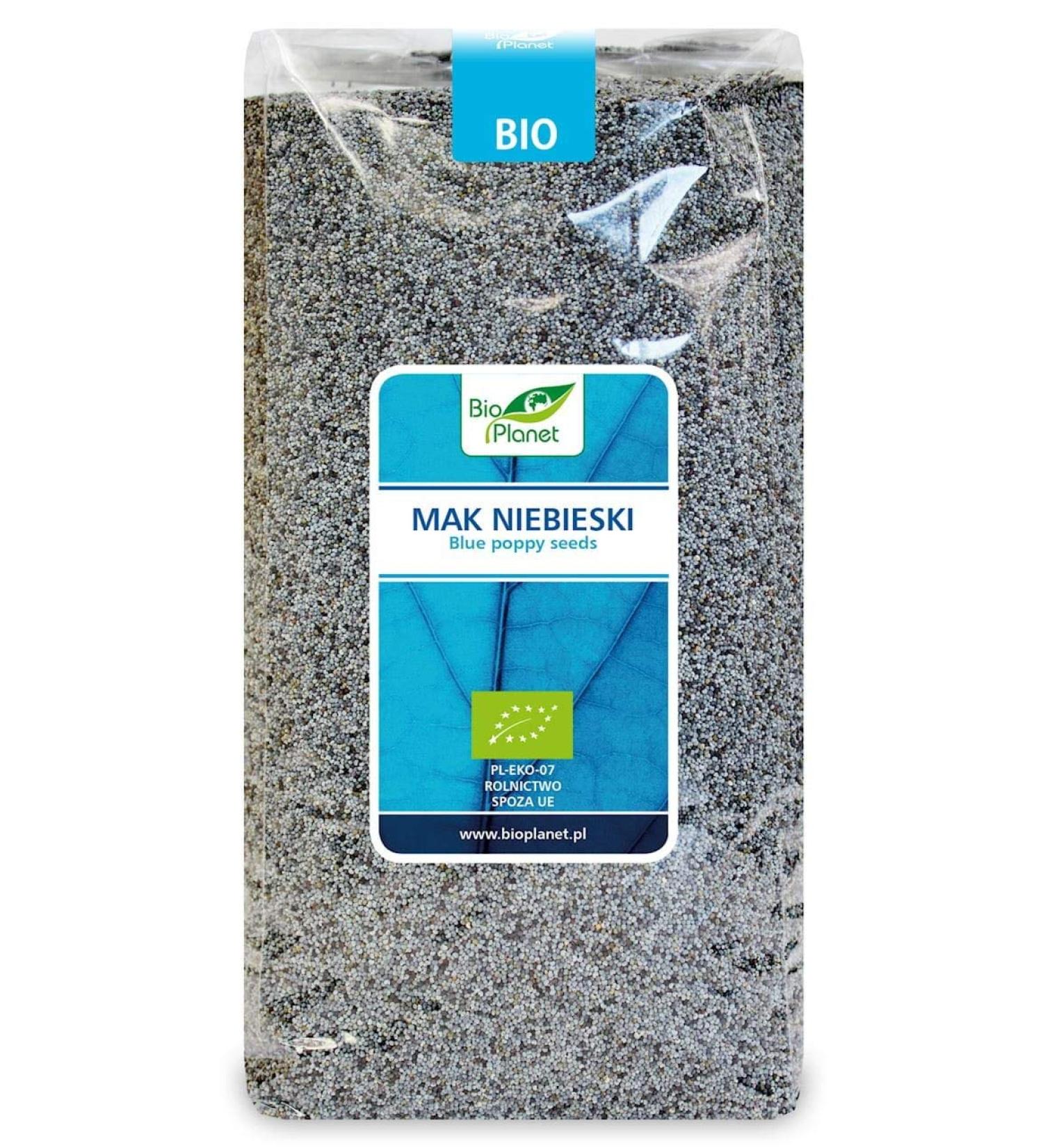 Organic blue poppy seed 1kg - BIO PLANET
