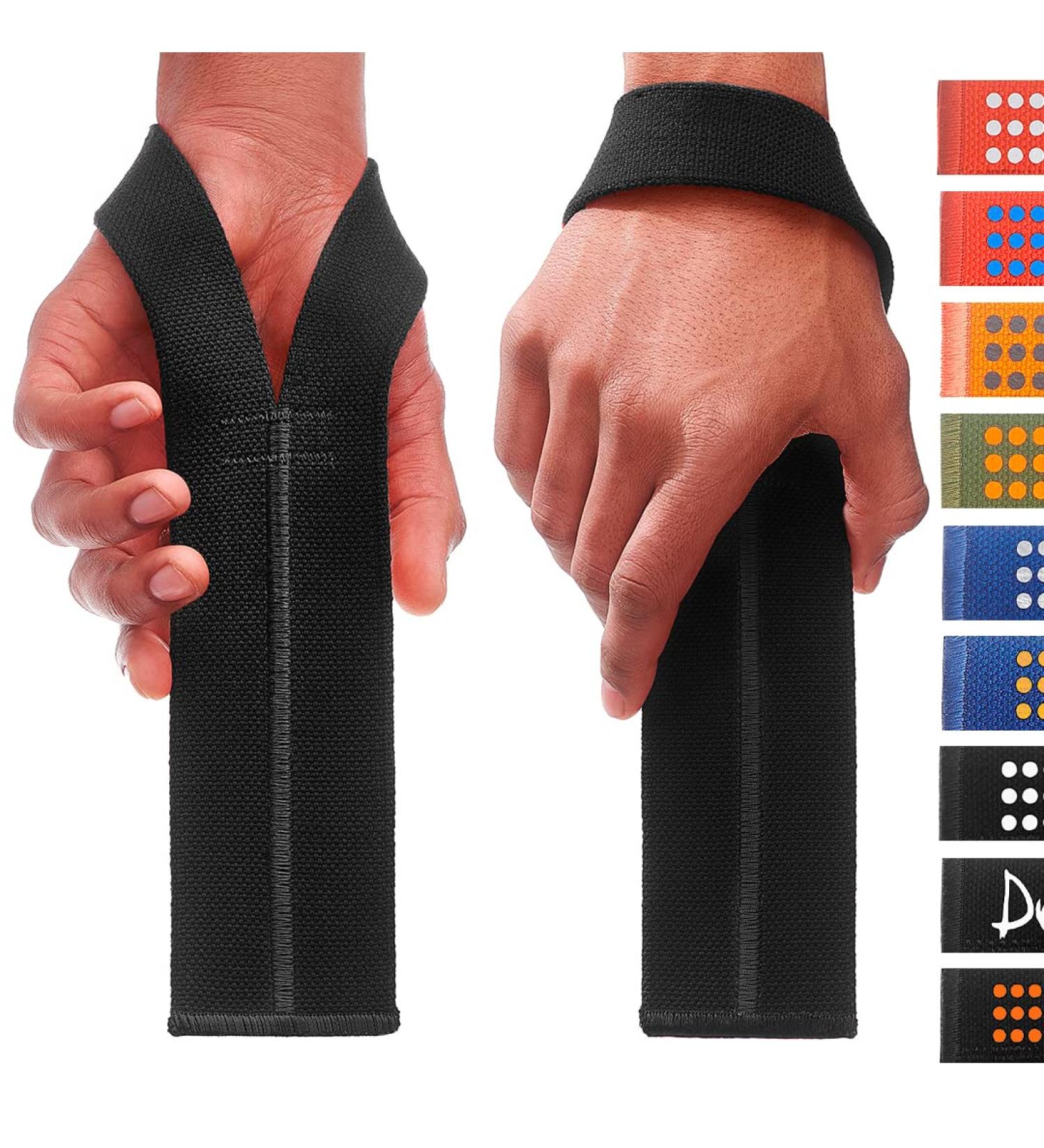 WARM BODY COLD MIND V1 Lifting Wrist Straps Heavy-Duty Cotton Wraps for Weightlifting, Powerlifting, Bodybuilding & Crossfit - Buy Online on GoSupps.com