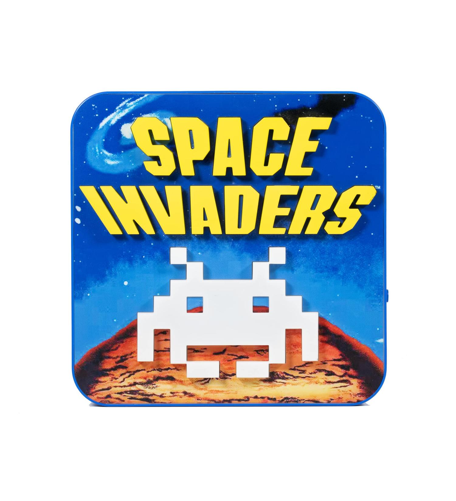 Numskull Space Invaders 3D Lamp Wall Light - Official Merchandise for Bedroom, Study, or Office - Ambient Gaming Accessory - Buy Online on GoSupps.com