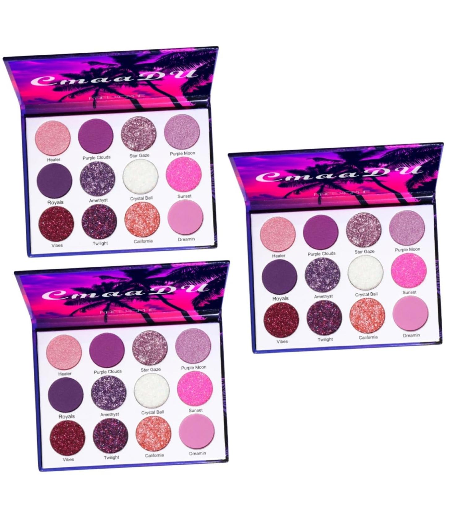 FOMIYES 3 Boxes Eyeshadow Palette Makeup Tray Eyeshadow Powder Matte Eyeshadow Cosmetic Makeup Palette Miss 1 count (Pack of 1) Colorfulx3pcs - Buy Online on GoSupps.com