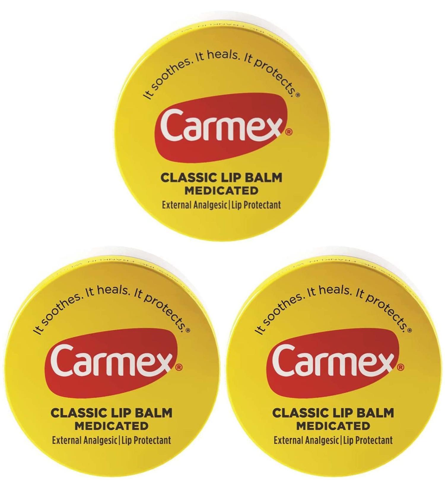 Carmex Classic Medicated Lip Balm 0.25 oz (Pack of 6) - Moisturizing Lip Care - Buy Online on GoSupps.com