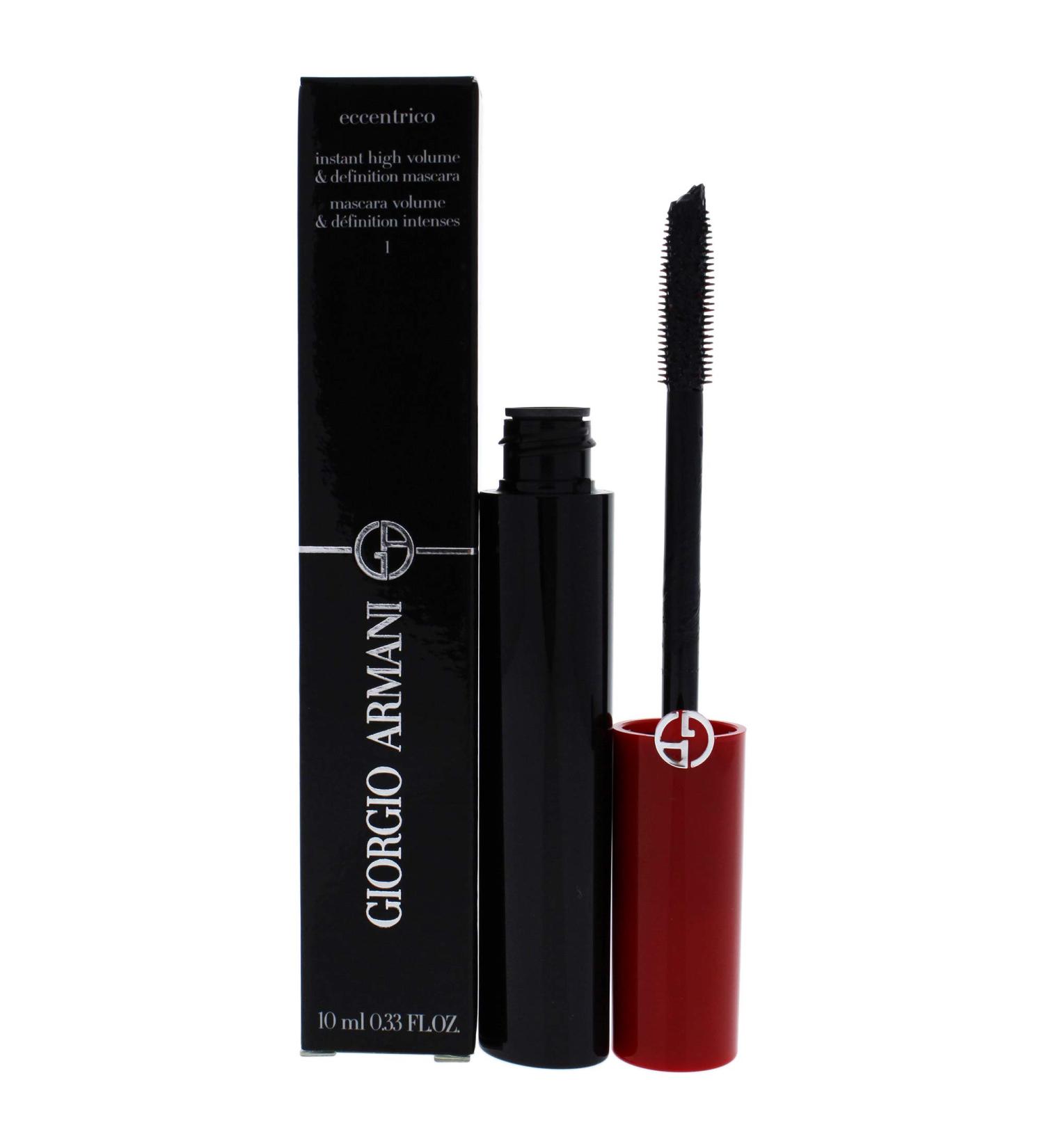 GIORGIO ARMANI Eccentrico Instant Mascara No. 1 Obsidian Black 0.33oz - High Volume & Definition - Long Lasting Formula | [Your Company Name] - Buy Online on GoSupps.com