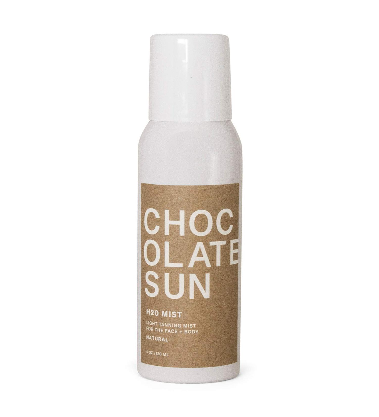 Chocolate Sun Organic H20 Tanning Mist (Fair to Medium 4 oz) | Clean & Non-Toxic Sunless Tanning for Face & Body - Buy Online on GoSupps.com