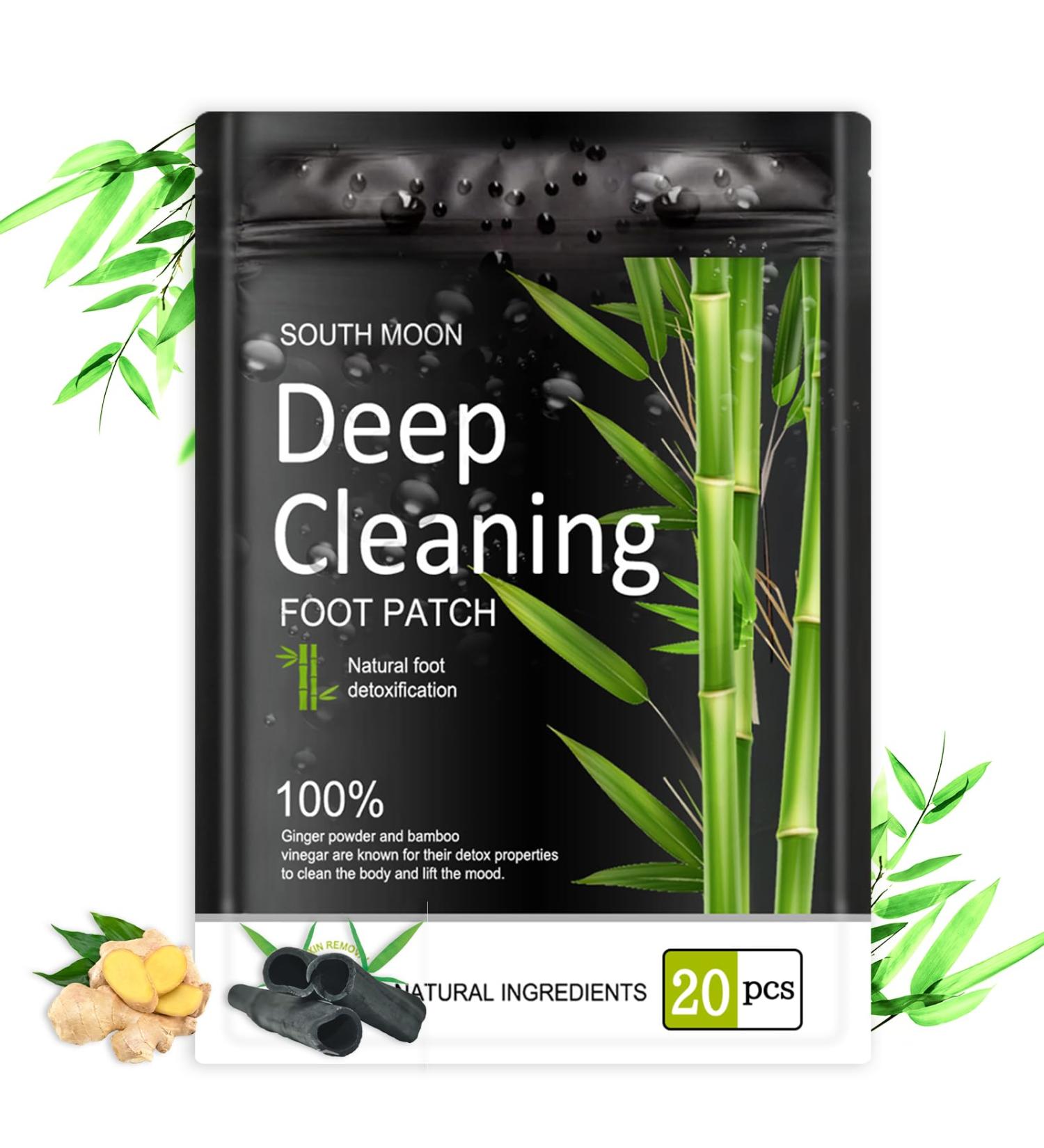 20 Natural Detox Foot Pads - Deep Cleaning & Stress Reduction | Detoxification Plaster for Restful Sleep - Buy Online on GoSupps.com