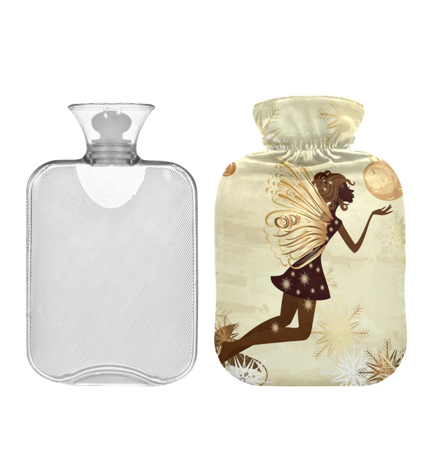 Buy 2L Flower Fairy Hot Water Bottle with Cover - Pain Relief & Winter Hand Feet Warmer - International Shipping Available - Buy Online on GoSupps.com