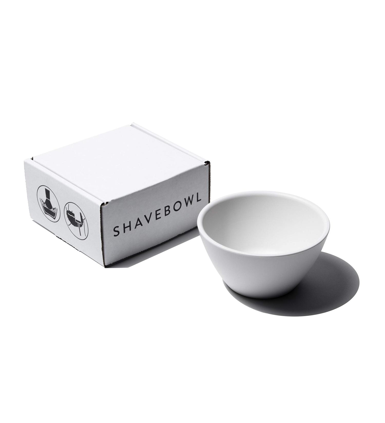 SHAVEBOWL Shaving Bowl/Cup - Made in USA (White) - Buy Online on GoSupps.com