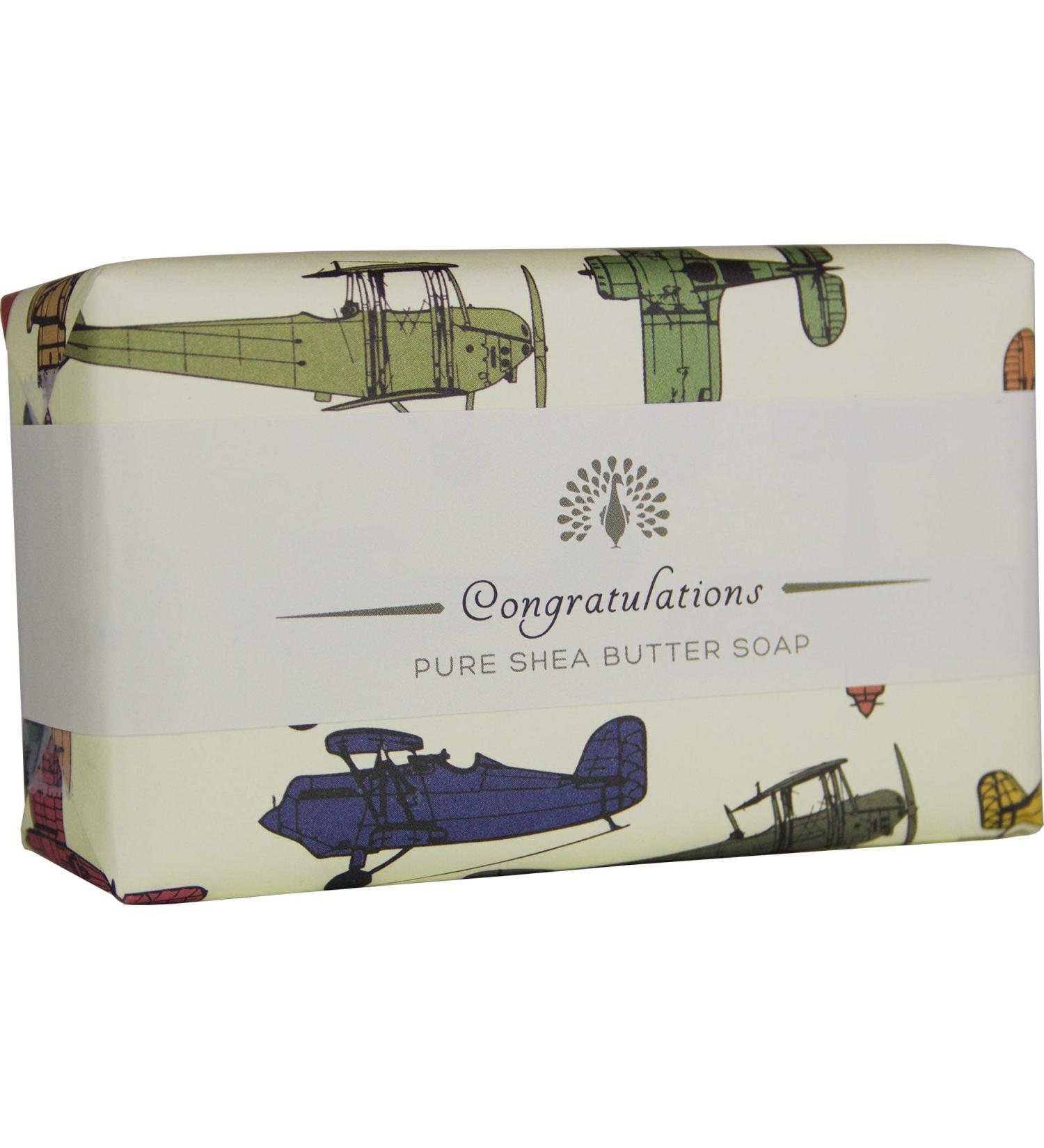 The English Soap Company Occasions Gift Shea Butter Soap Congratulations Sandalwood 190g - Buy Online on GoSupps.com