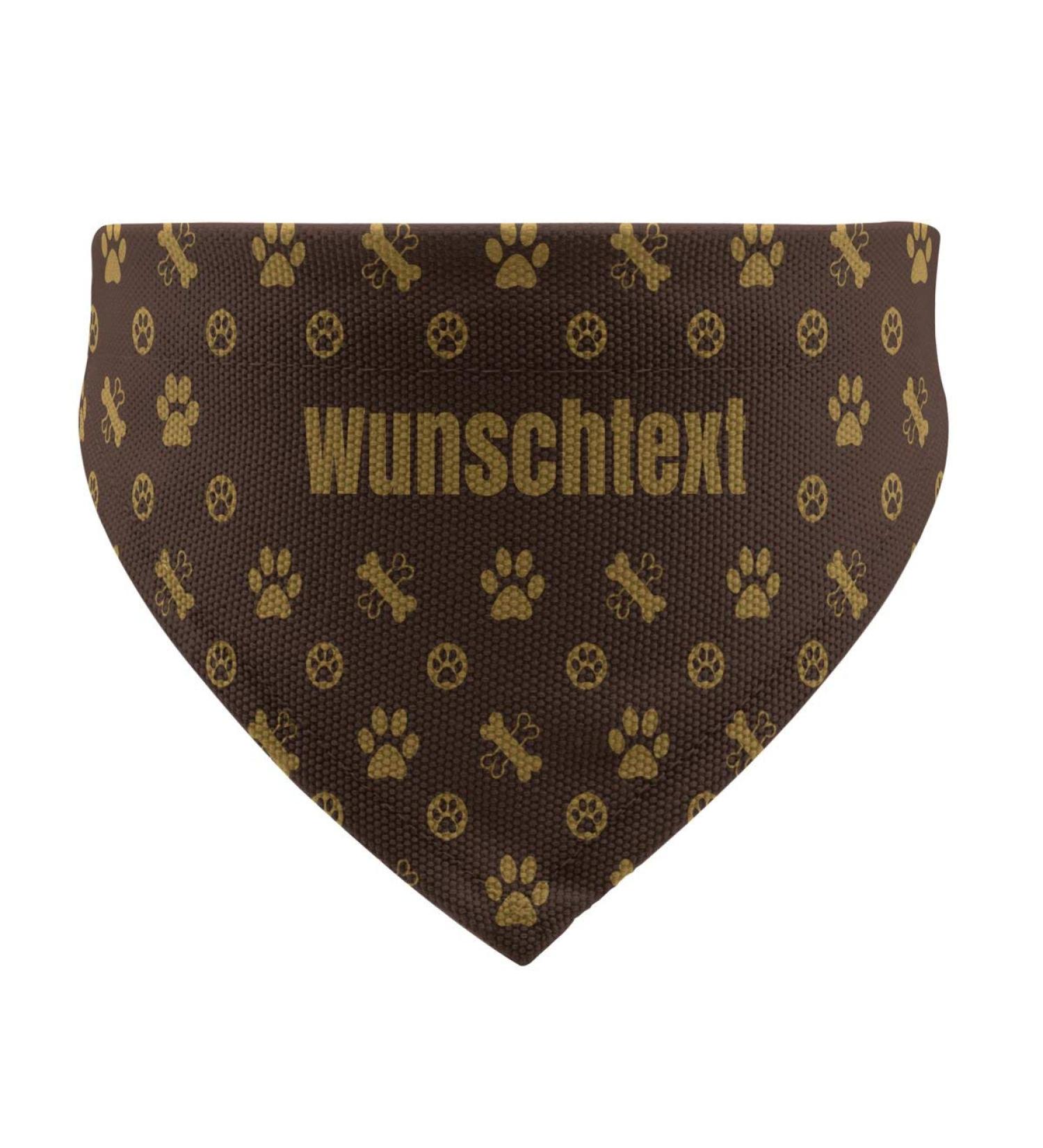 printplanet Dog Scarf - Customizable Name/Text - Stylish Logo Pattern - Size S - Buy Online on GoSupps.com