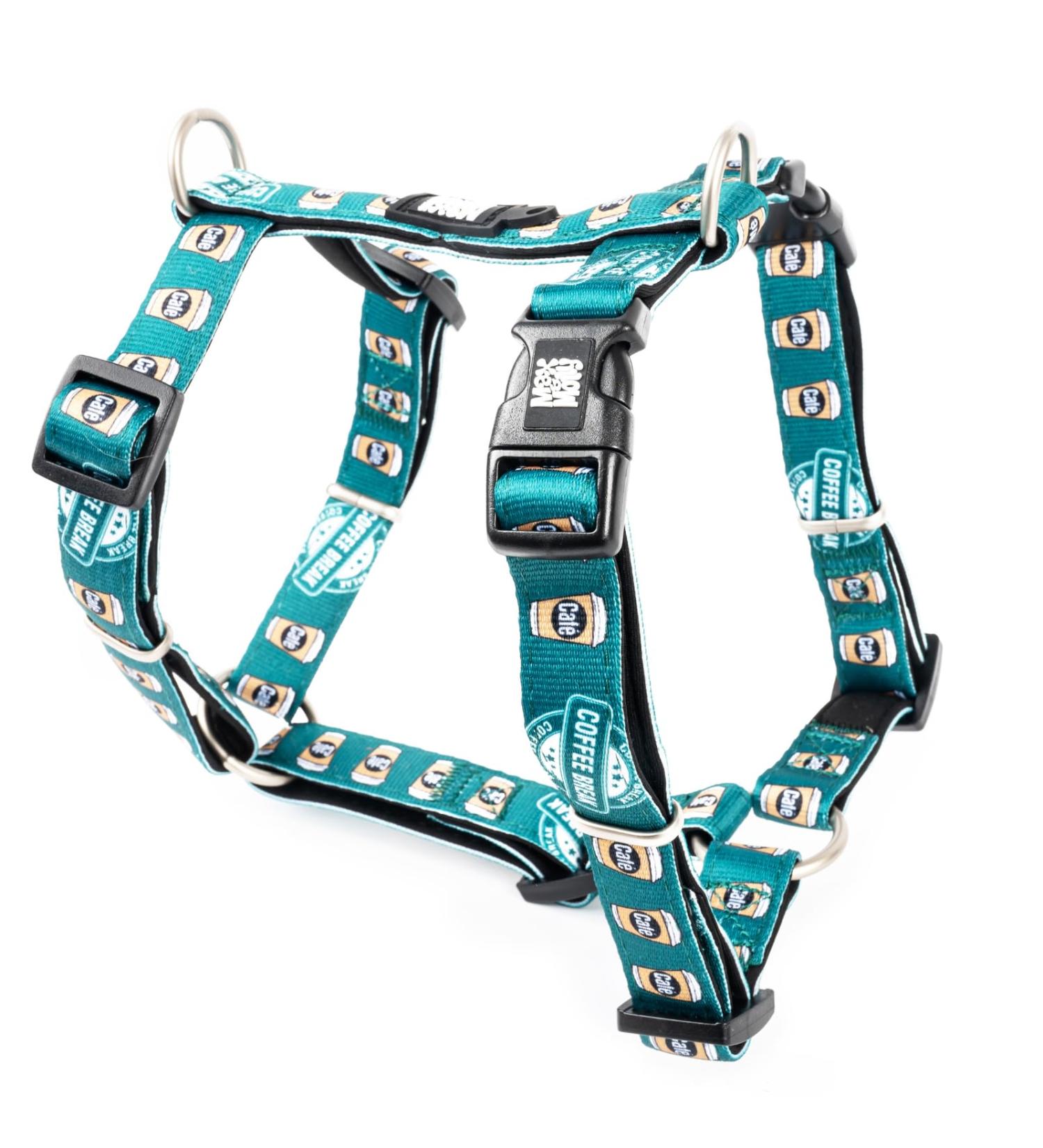 Max & Max & Molly H-Harness - Coffee Break | XS Size Pet Harness for Comfortable International Shipping - Buy Online on GoSupps.com