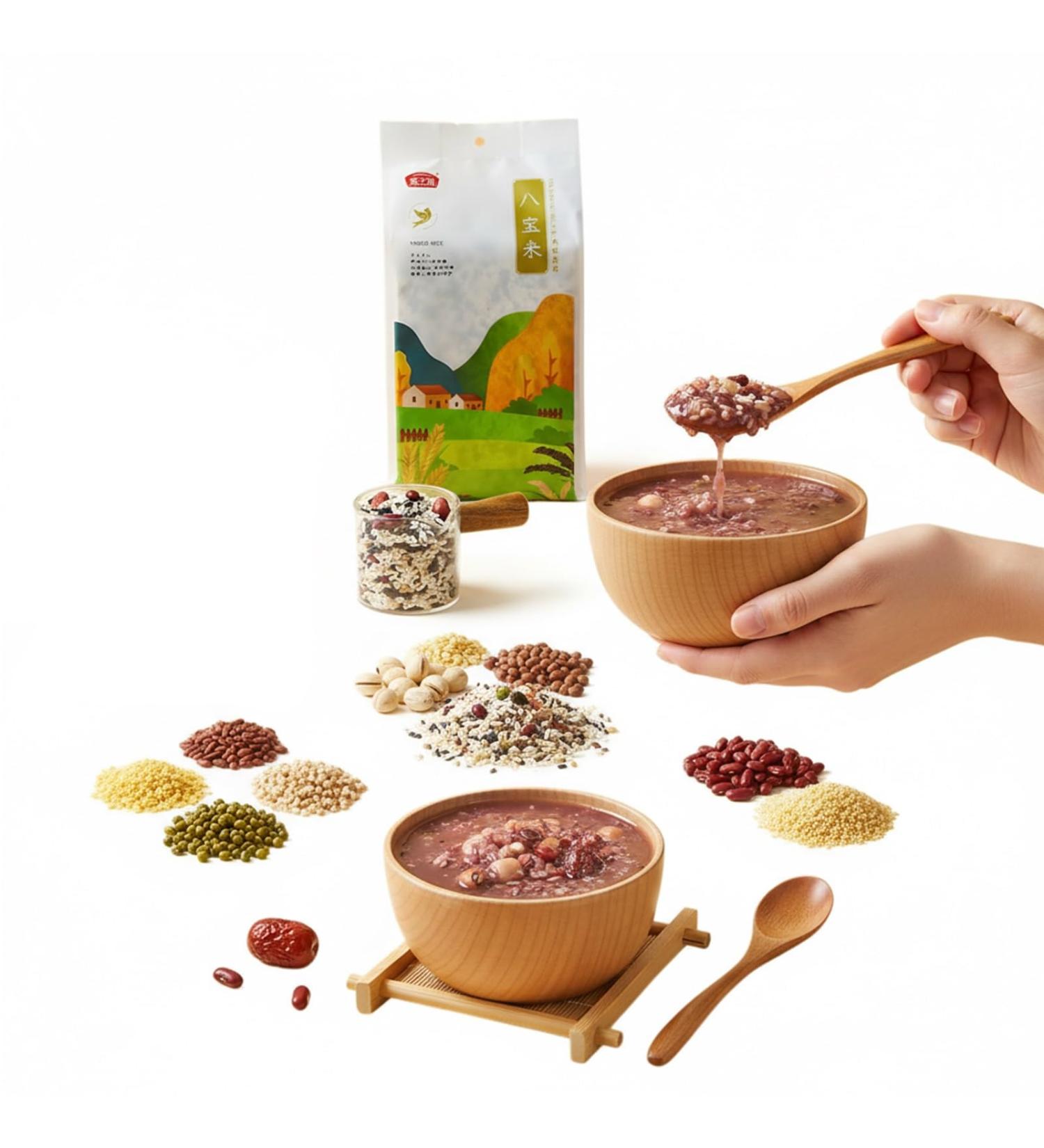M lange De C r ales Aux Huit Tr sors M lange De C r ales Crues De 1 Kg Bouillie Nutritive Grains Grossiers - Buy Online on GoSupps.com