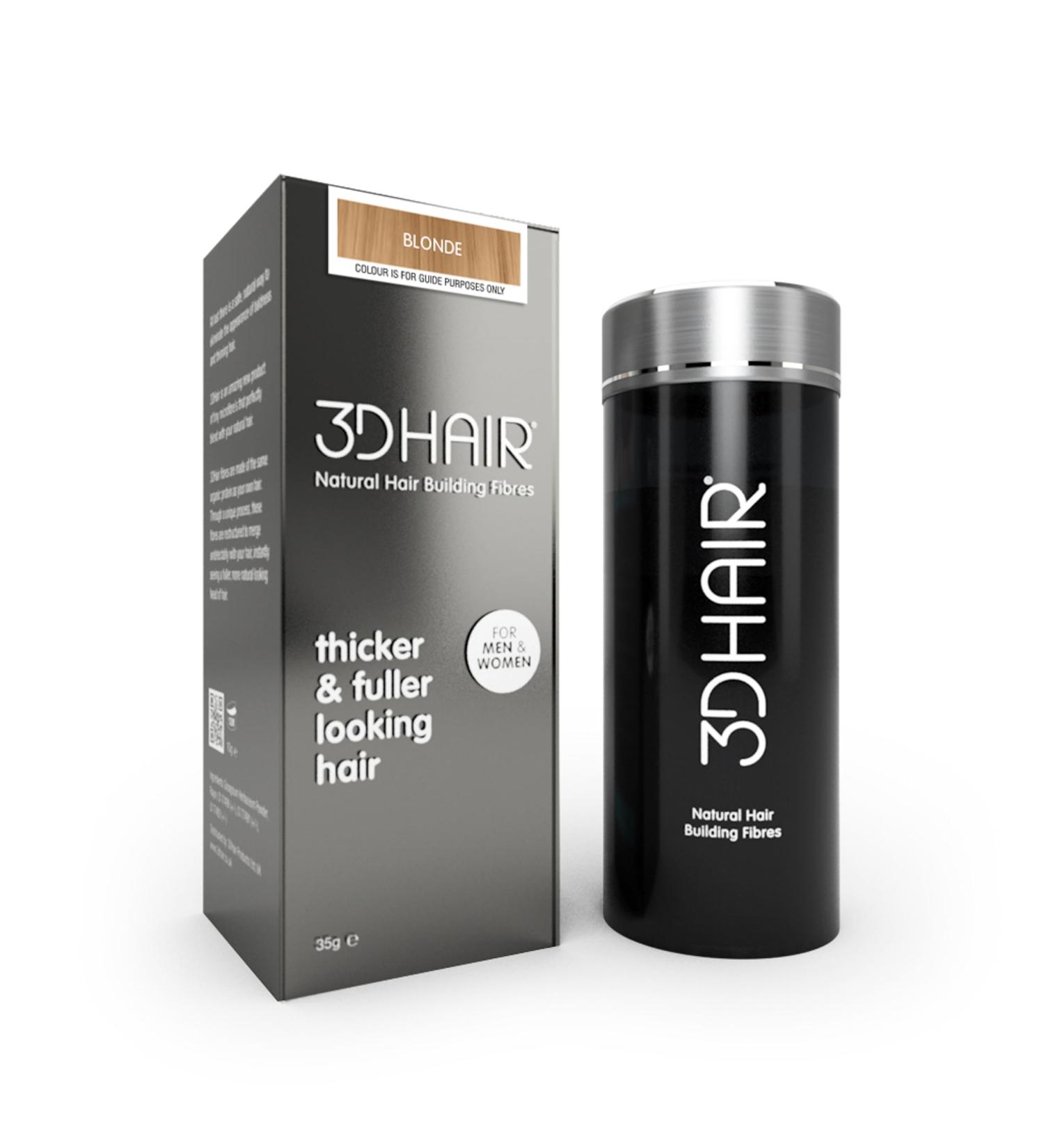  3D Hair Loose fibers for thinning hair 35g (blonde) - Buy Online on GoSupps.com