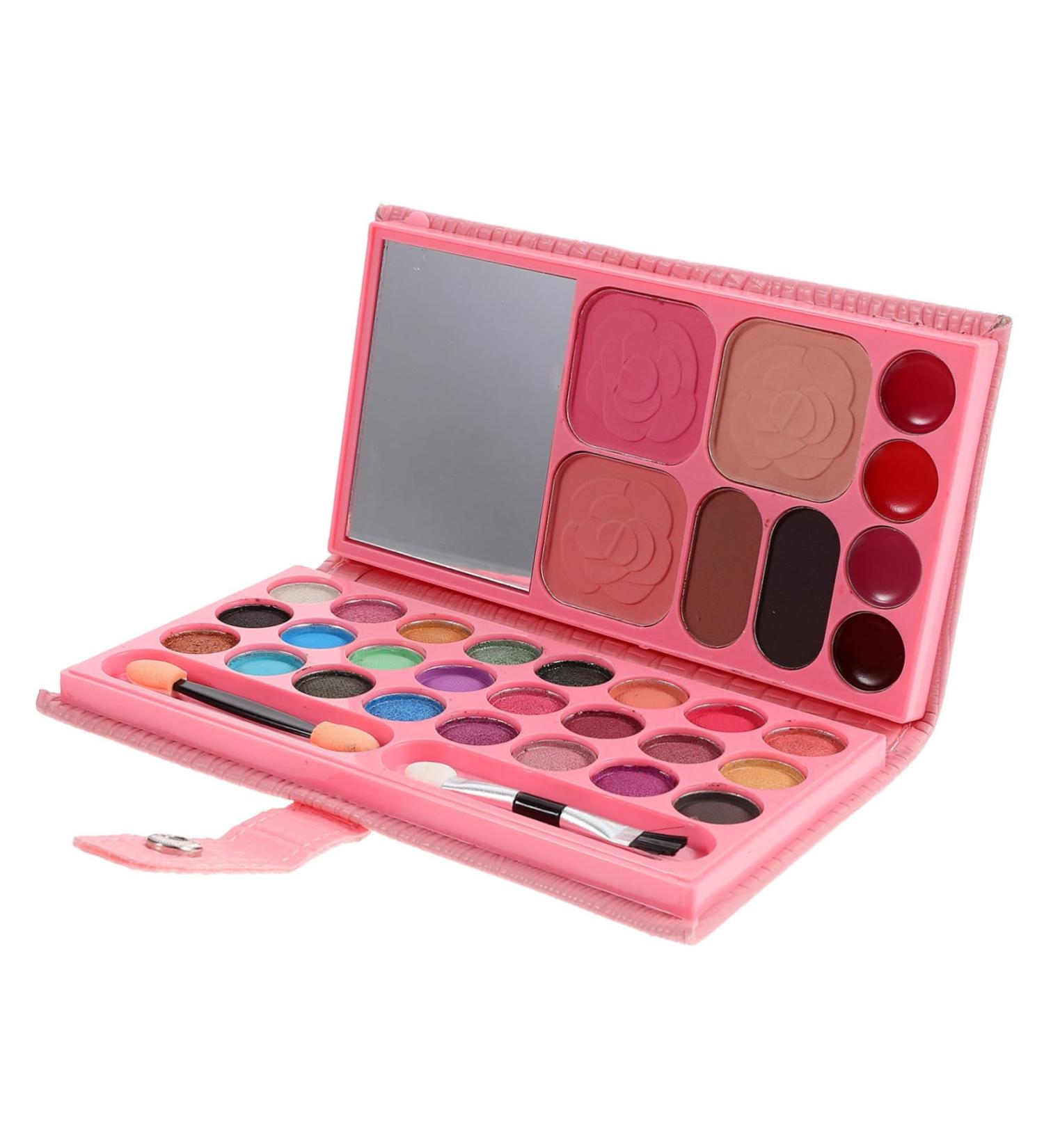 FOMIYES 7pcs 33 Makeup Palette Eyeshadow Kids Makeup Kit Cosmetic Accessory Child Powder Eye Shadow Folding - Buy Online on GoSupps.com