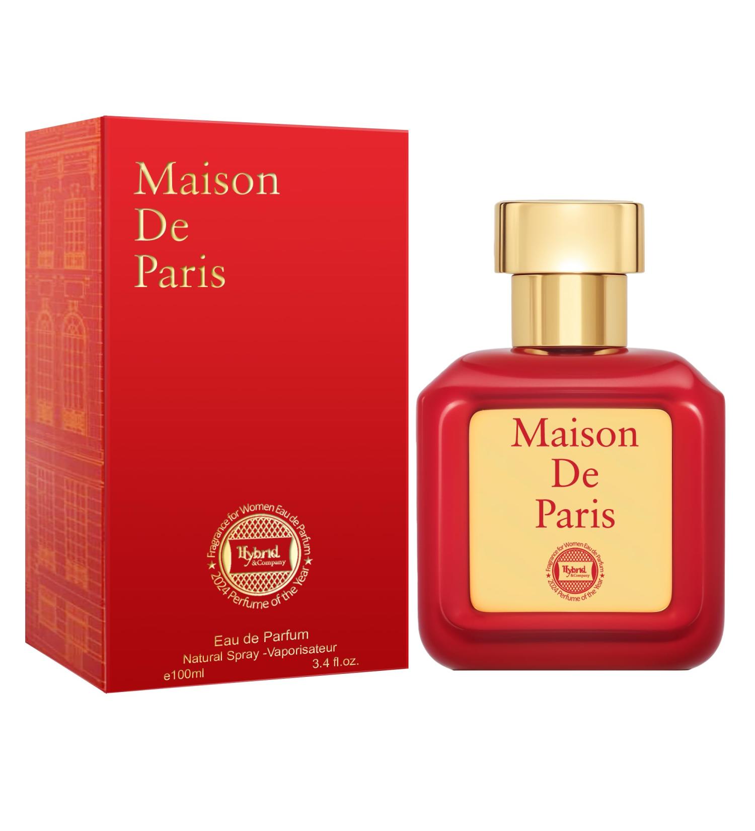 Hybrid & Company Women Maison De Paris Red Eau De Parfum Natural Spray Vaporisateur 3.4 Fl Oz MAISON DE PARIS RED 3.4 Fl Oz (Pack of 1) - Buy Online on GoSupps.com