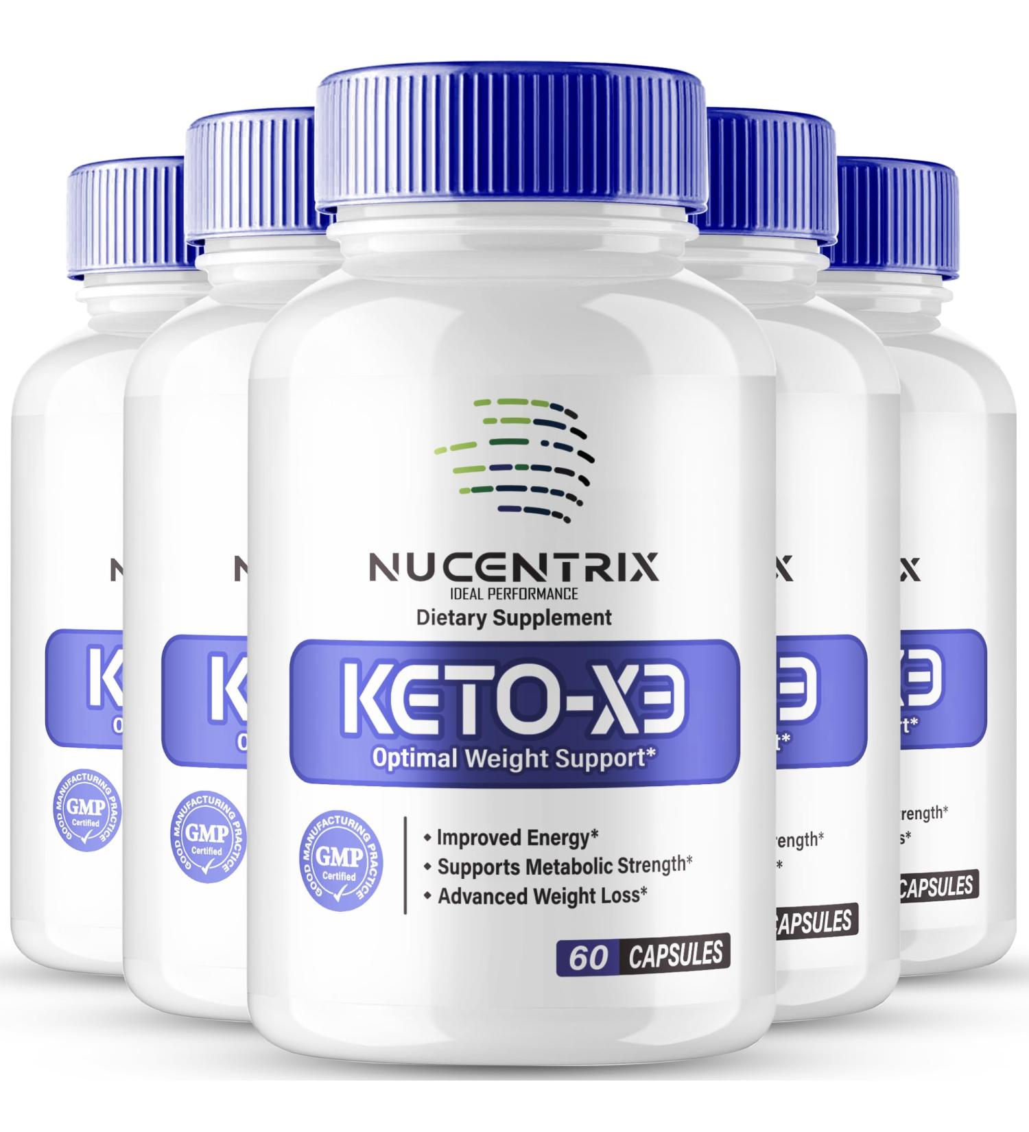 Nucentrix Keto Capsules Nucentrix Advanced Formula Supplement Pills - Maximum Strength Nucen Trix Health and Wellness Capsules All Natural Keto Pills Nucen Trix Keto Reviews (5 Pack) - Buy Online on GoSupps.com