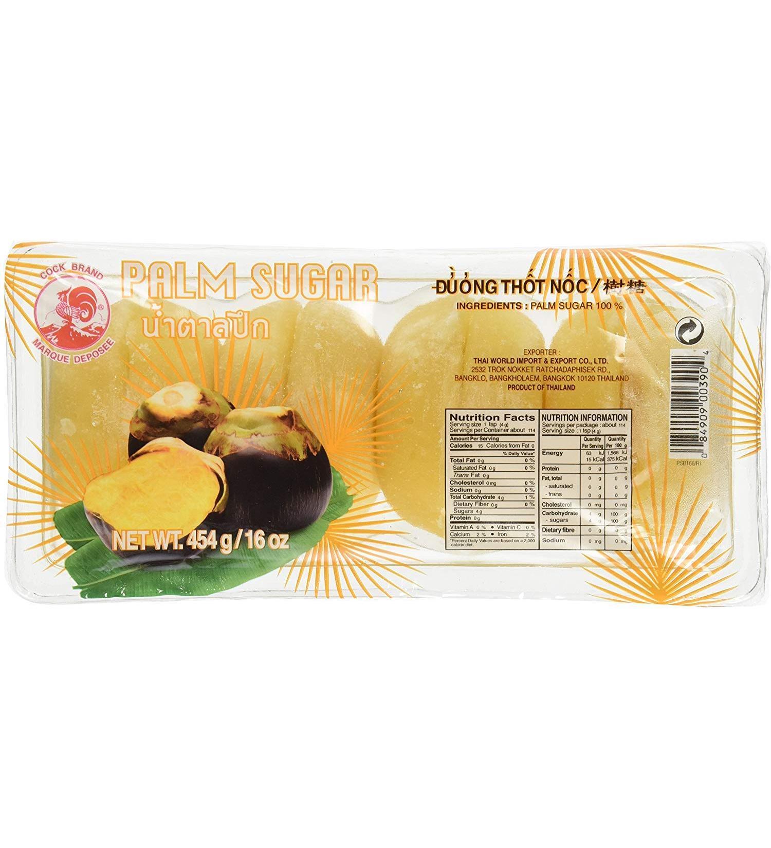 COCK BRAND Palm Sugar 454g - Buy Online on GoSupps.com